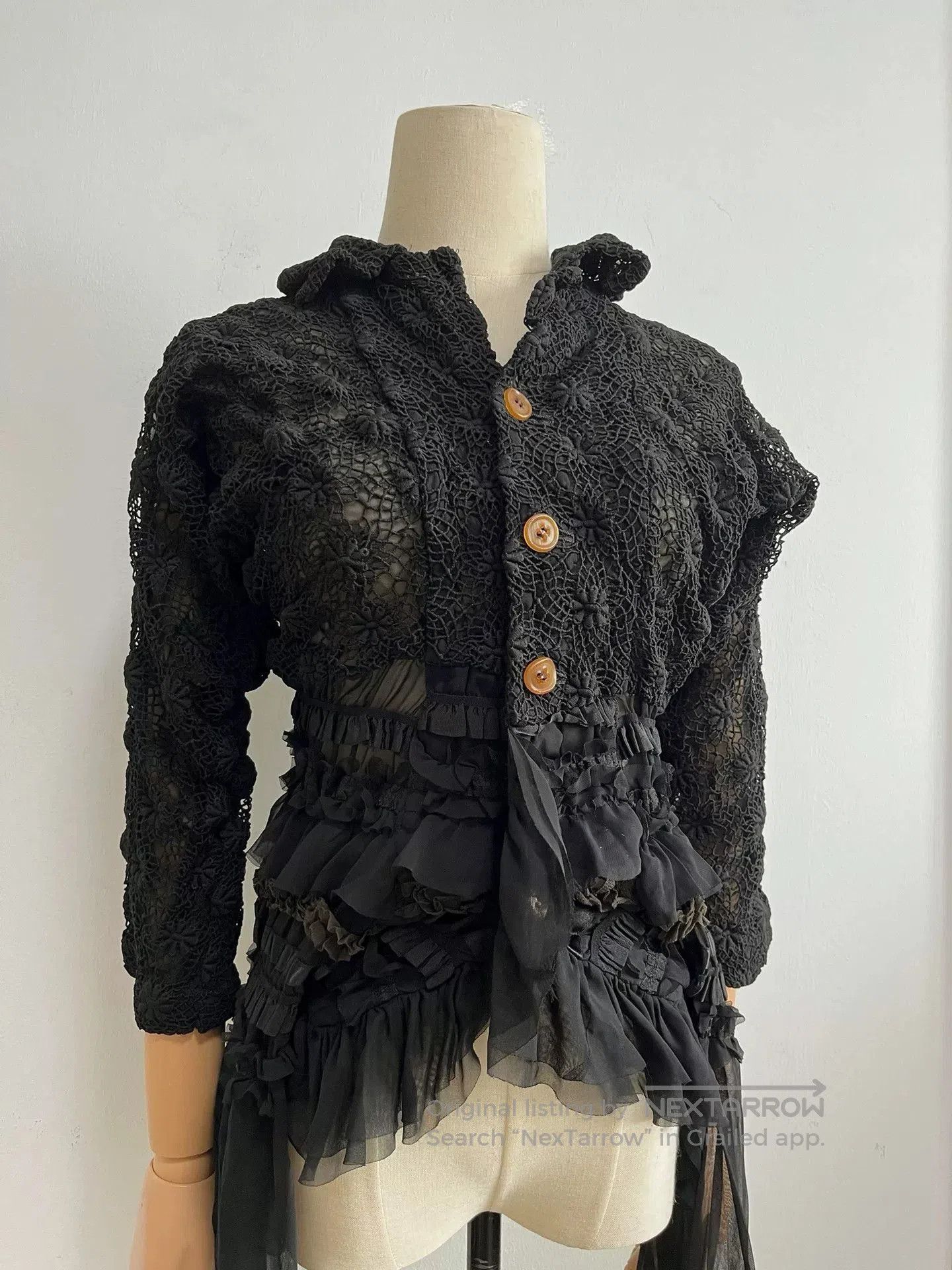 Comme des Garcons Comme des Garçons 2005AW Black Top. Size L / US 10 / IT 46 - 4 Thumbnail