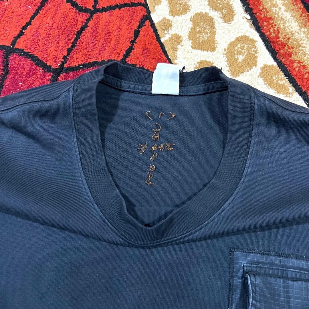 Fragment Design × Nike × Travis Scott Thrashed Faded Travis Scott x Nike NRG AG Rare T Shirt Size US XL / EU 56 / 4 - 5 Thumbnail