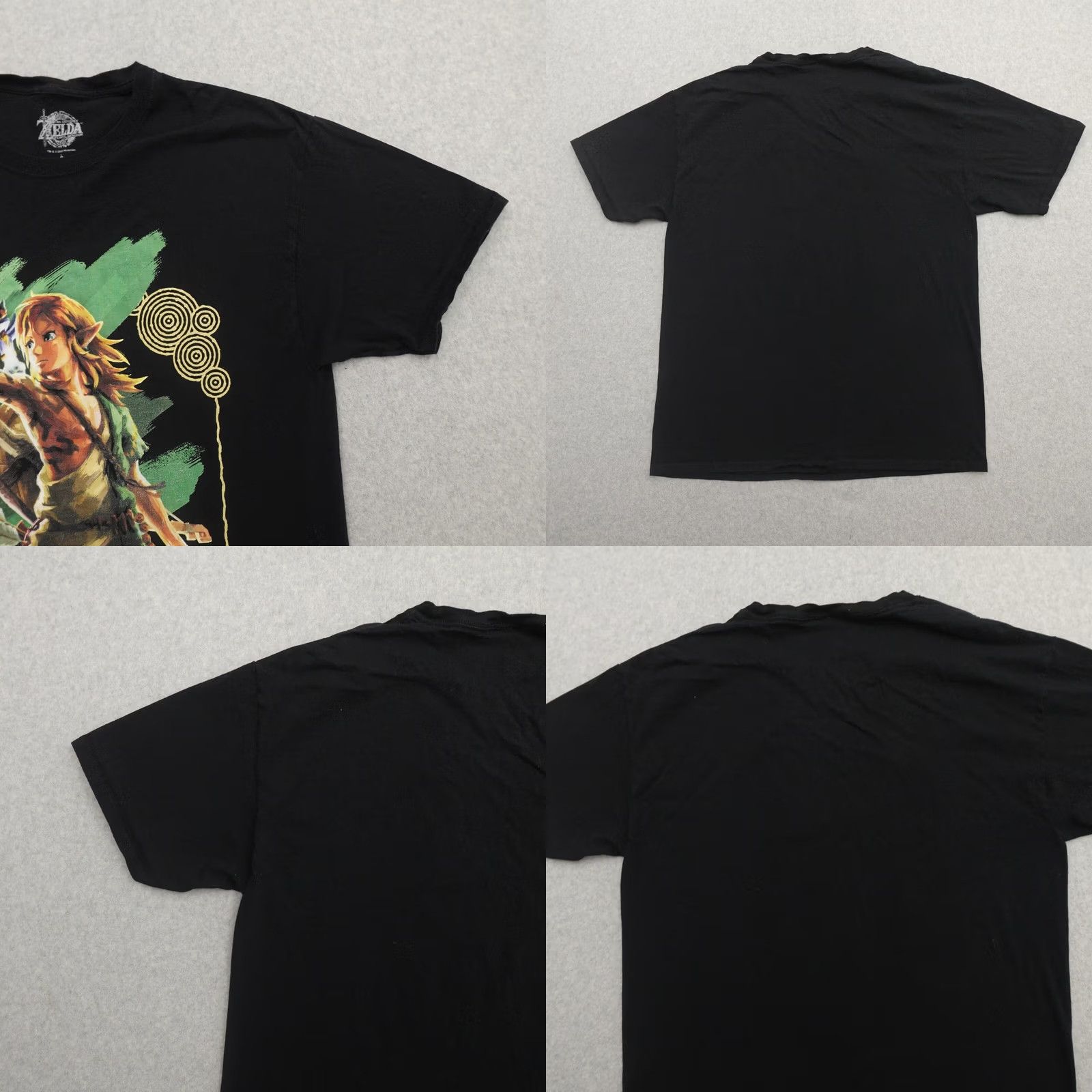 Nintendo Legend of Zelda Tshirt Adult Large Tears of the Kingdom Drawing Sword Black Size US L / EU 52-54 / 3 - 8 Thumbnail