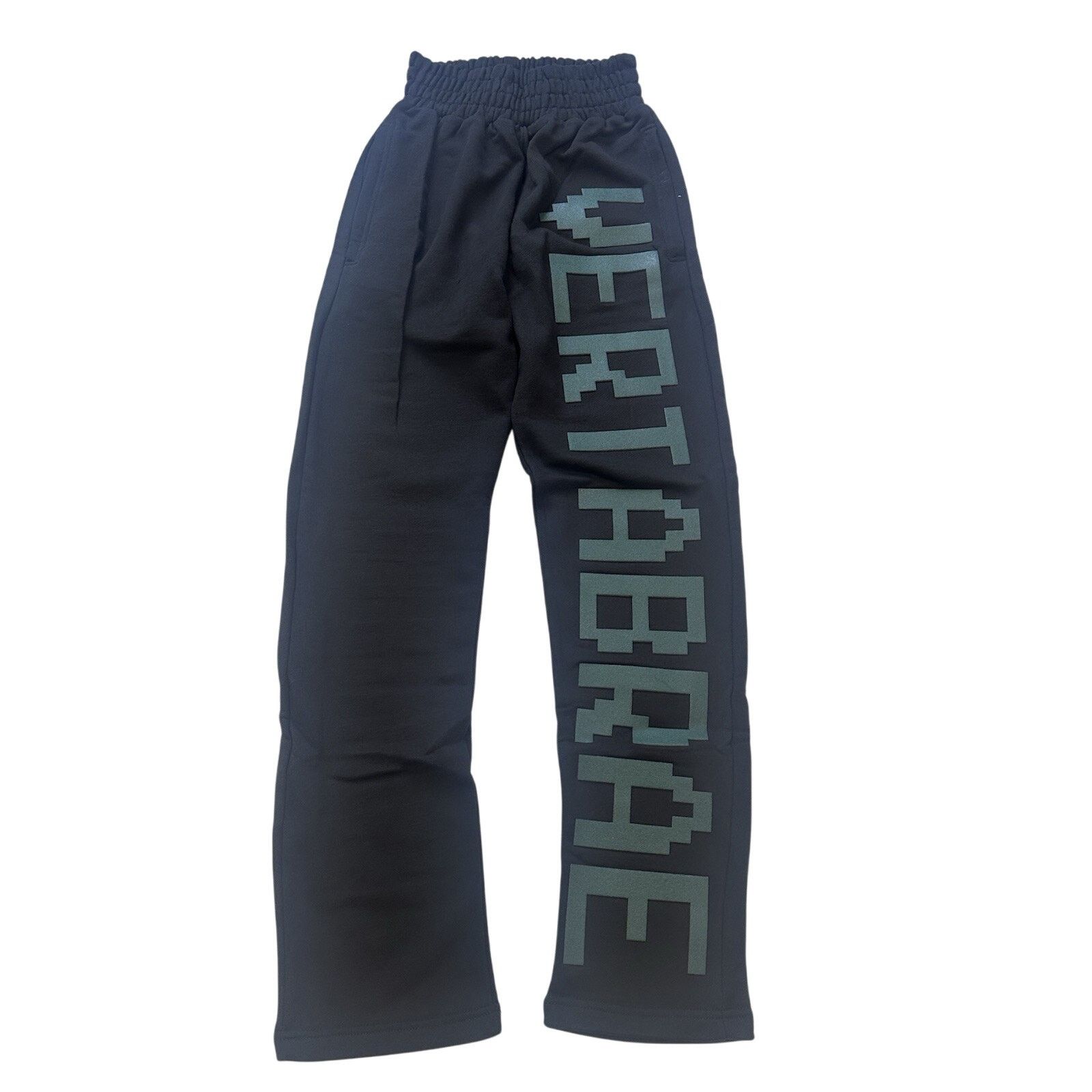 Vertabrae VERTABRAE Straight Leg Sweatpants In Black/ Green Size US 30 / EU 46 - 1 Thumbnail