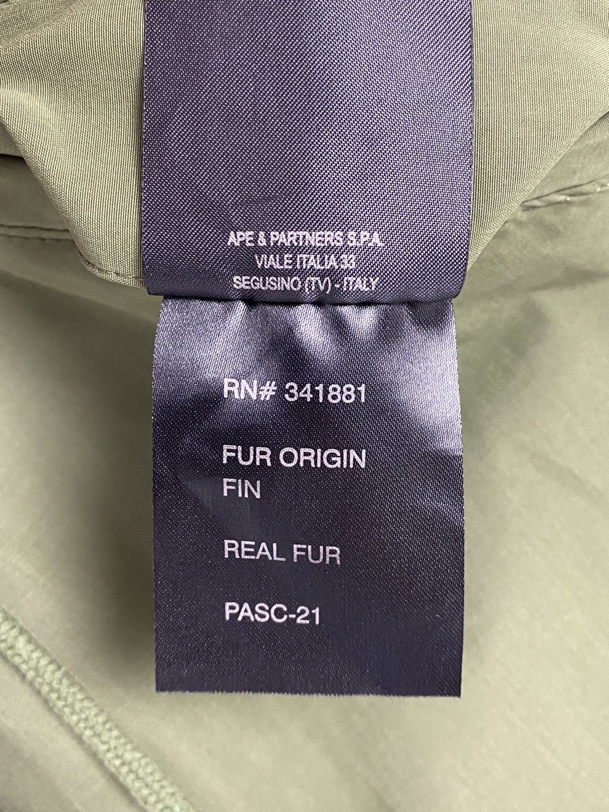Balmain Balmain Paris Army Green Pink Fur Fishtail Parka Size XL / US 12-14 / IT 48-50 - 19 Thumbnail