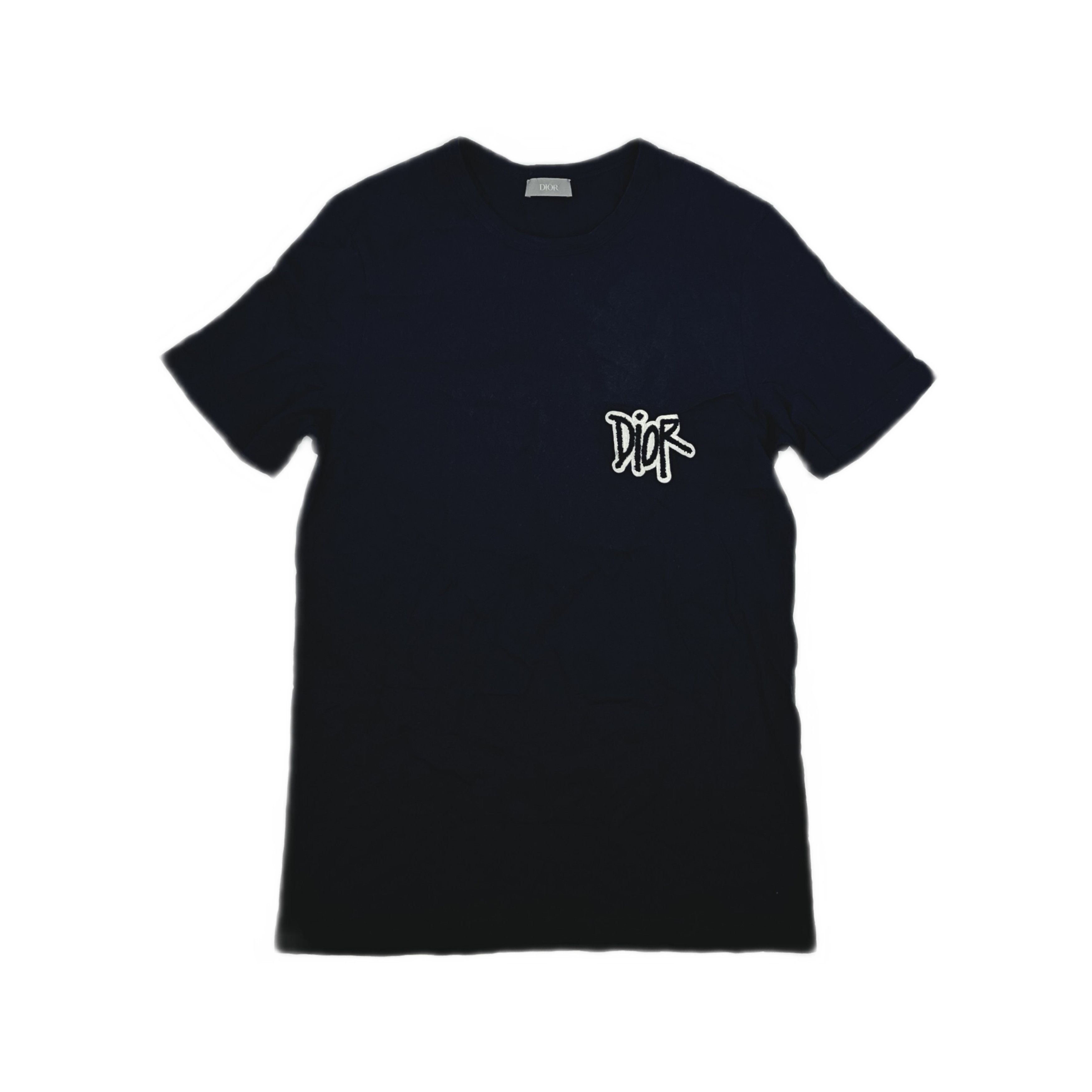 Dior Dior x Shawn Stussy Logo Patch T-Shirt Size L Size US L / EU 52-54 / 3 - 1 Thumbnail