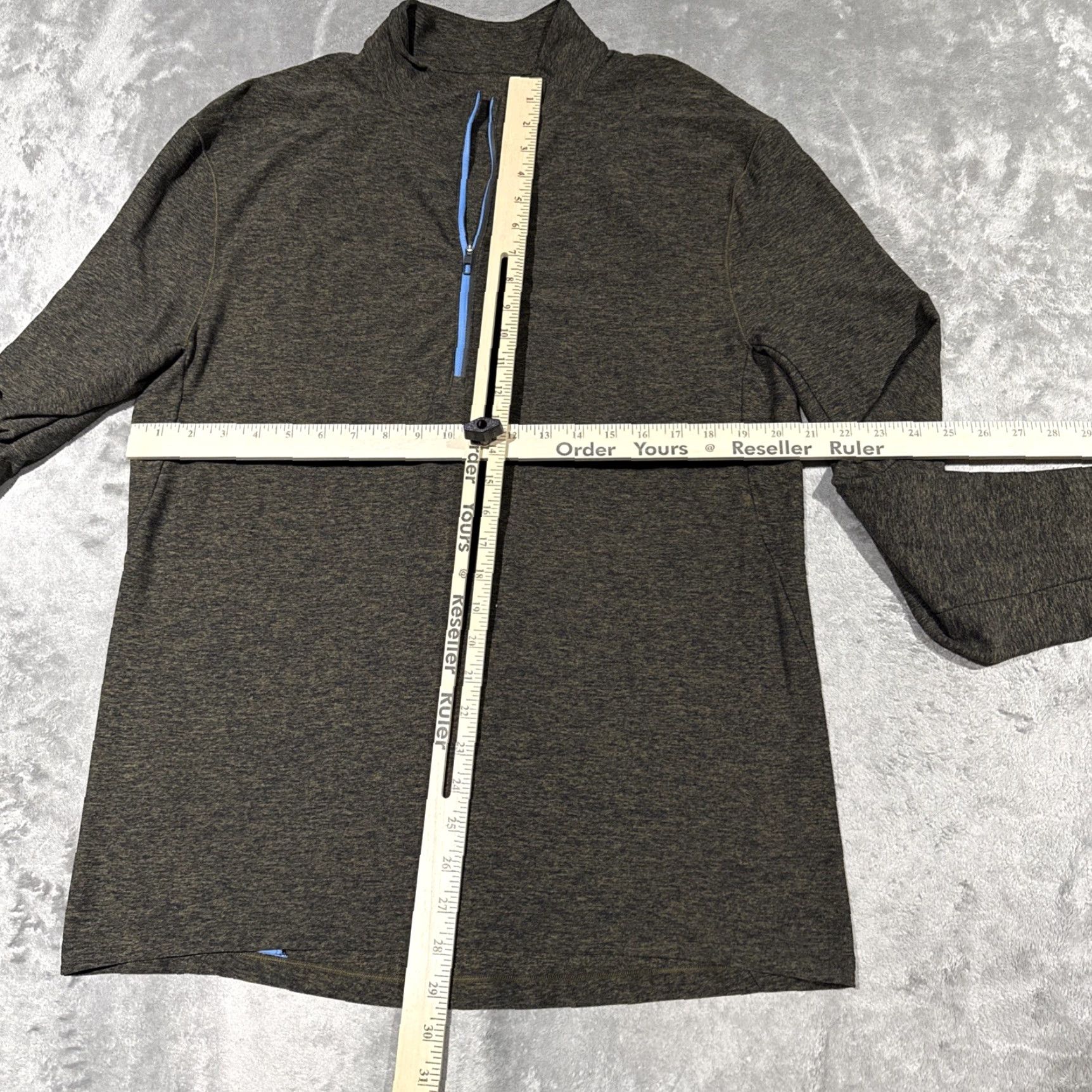Lululemon Lululemon Surge Warm 1/2 Zip Mens Size L Gray Pullover Long Sleeve Run Size US L / EU 52-54 / 3 - 4 Thumbnail