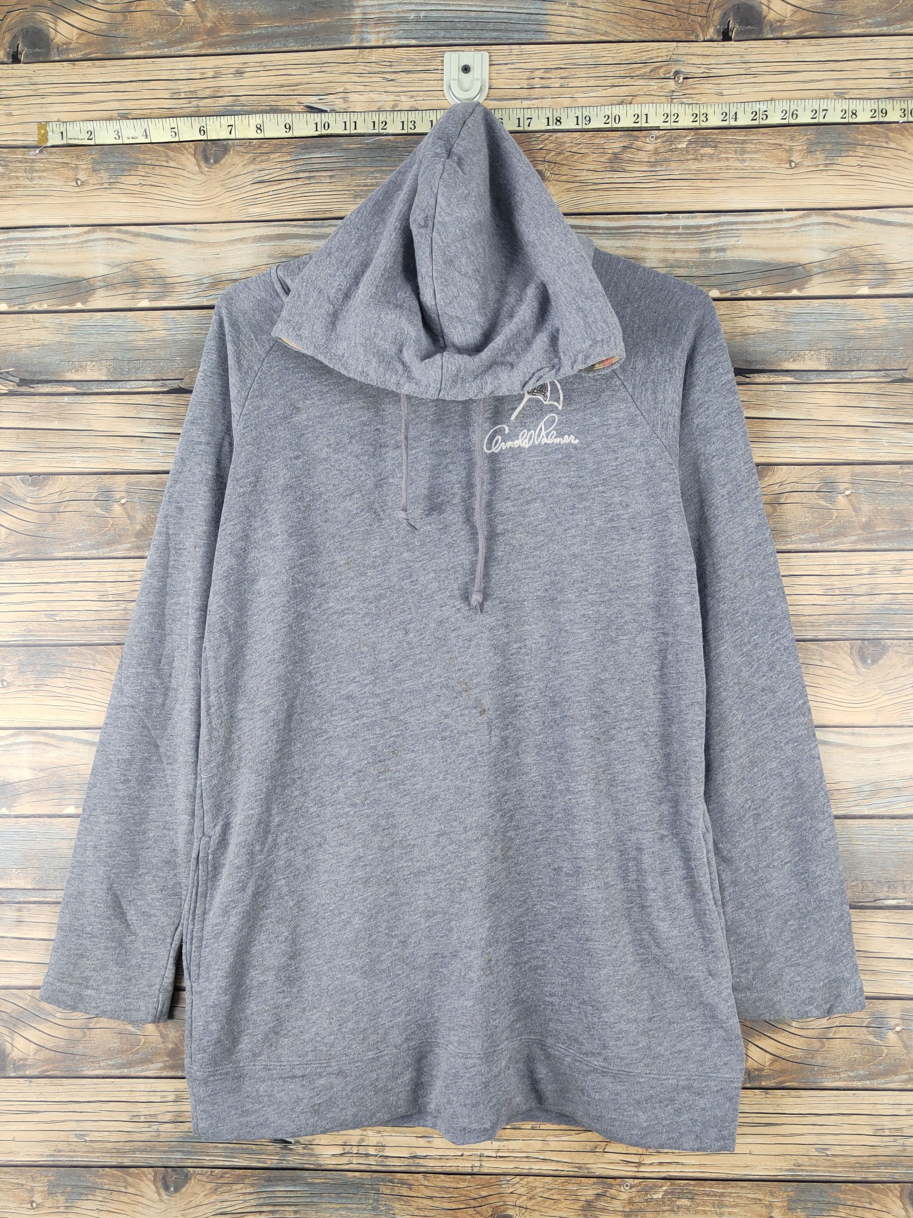 Japanese Brand × Vintage Arnold Palmer Gray Hoodie Sweatshirts #W1685 Size US S / EU 44-46 / 1 - 1 Thumbnail