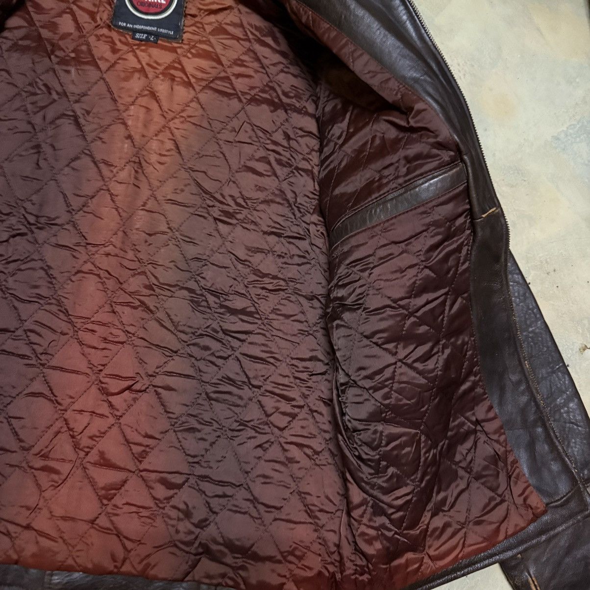 Genuine Leather Vintage Genuine Leather Lucky Strike Jacket Size US L / EU 52-54 / 3 - 7 Thumbnail