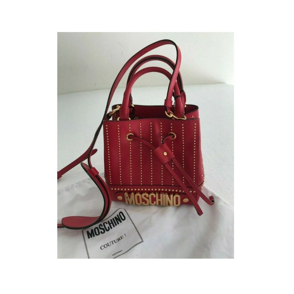 Moschino SS17 Moschino Couture Jeremy Scott Gold LEATHER BUCKET BAG Size ONE SIZE - 5 Thumbnail