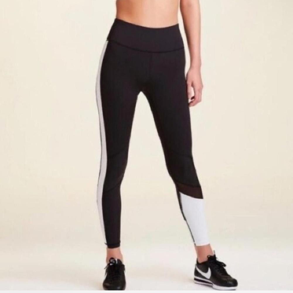 Avalanche ALALA Reef Tight Black/White Size Large leggings Size 36" / US 14 / IT 50 - 2 Thumbnail