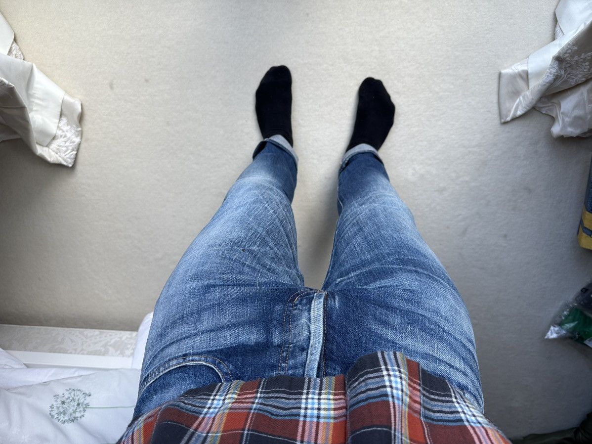 Saint Laurent Paris SS21 $890 Saint Laurent selvedge blue denim jeans 32 Size US 32 / EU 48 - 4 Thumbnail
