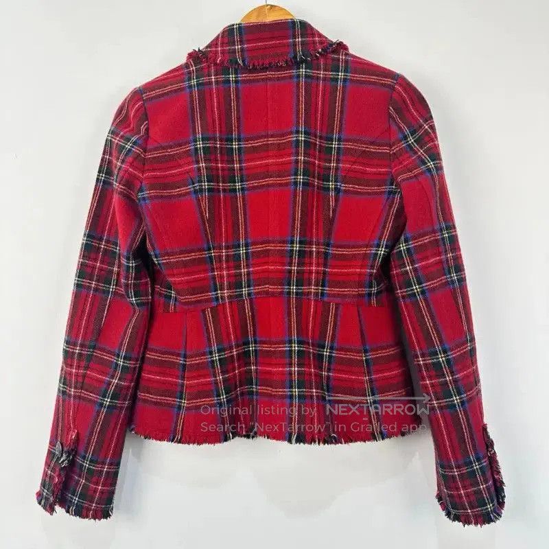 Burberry Burberry Red Wool Women's Jacket. Size M / US 6-8 / IT 42-44 - 2 Thumbnail
