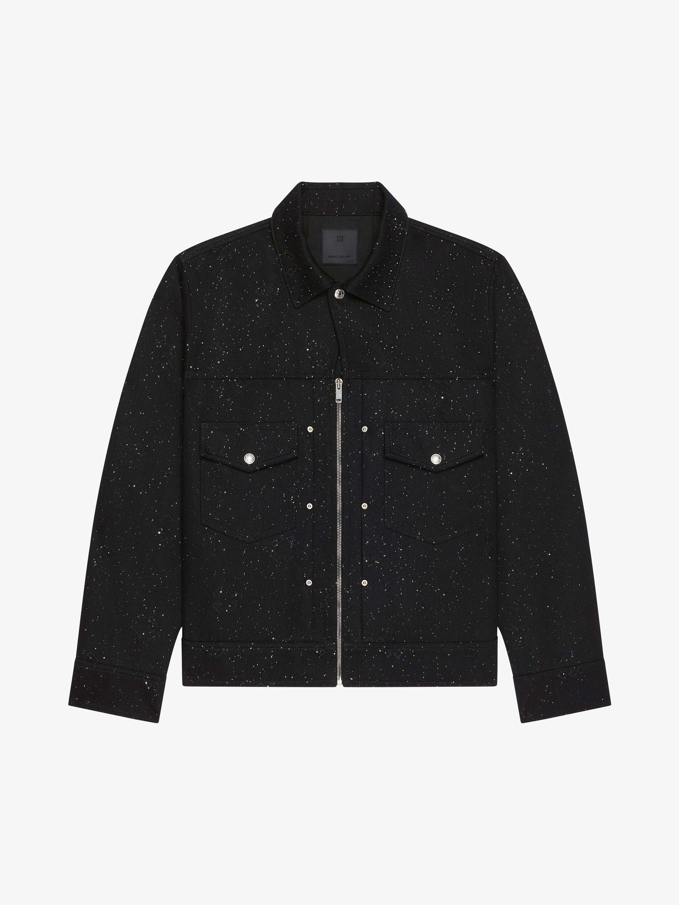 Givenchy oc11z0725 Denim Jacket in Black Size US XXL / EU 58 / 5 - 1 Thumbnail