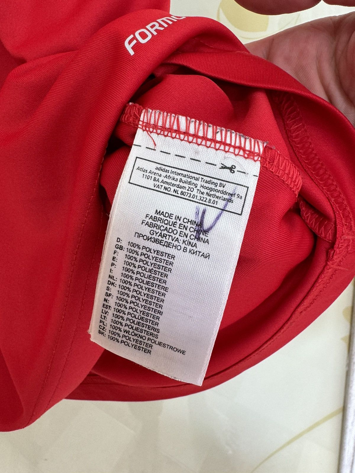 Adidas × Vintage Spain 2009-2010 Player Issue Soccer Training Jersey Football Size US L / EU 52-54 / 3 - 8 Thumbnail