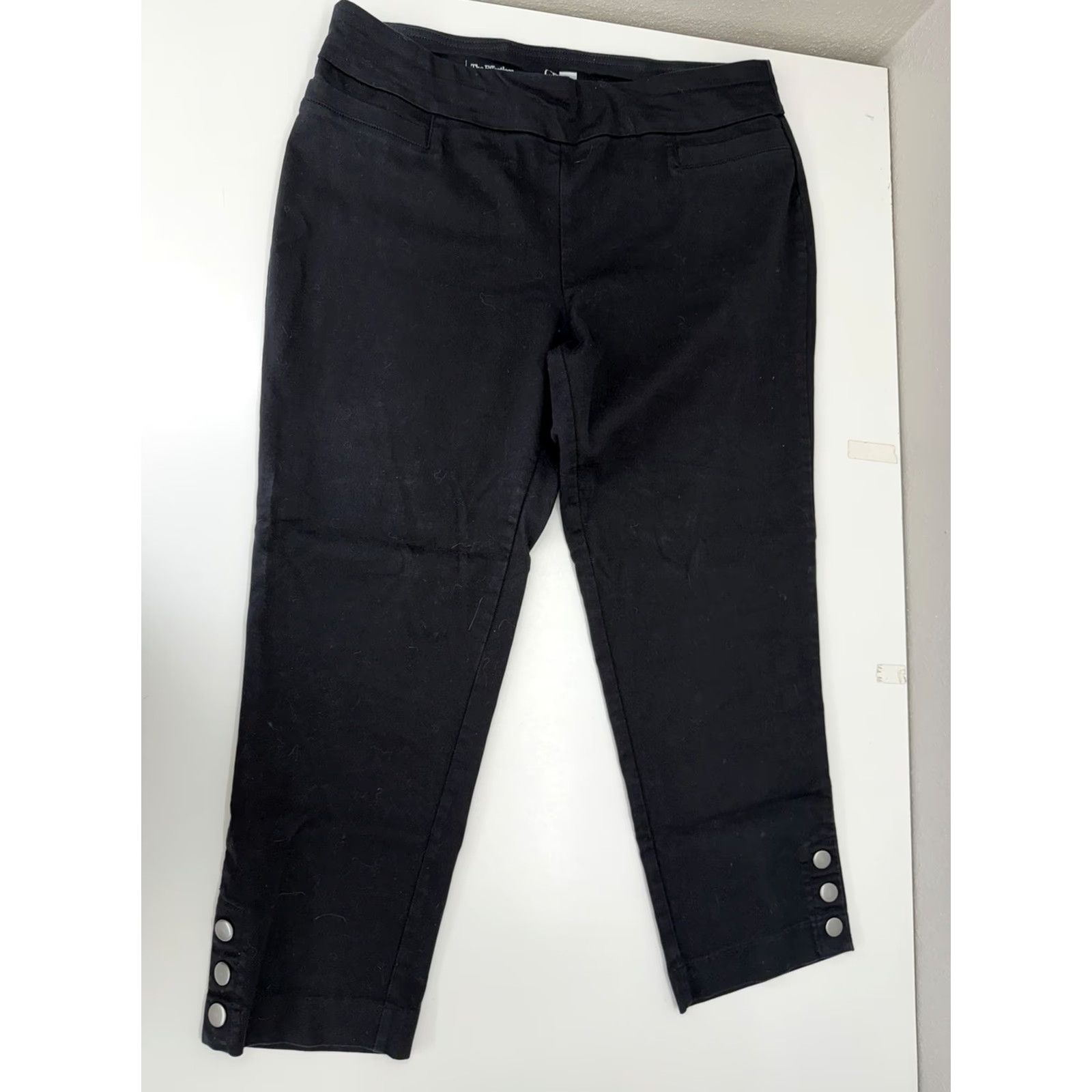 Croft & Barrow Croft & Barrow Womens Dress Pants Size 16 Reg Black Effortless Stretch Ankle Pants Size 38" / US 16 / IT 52 - 4 Thumbnail