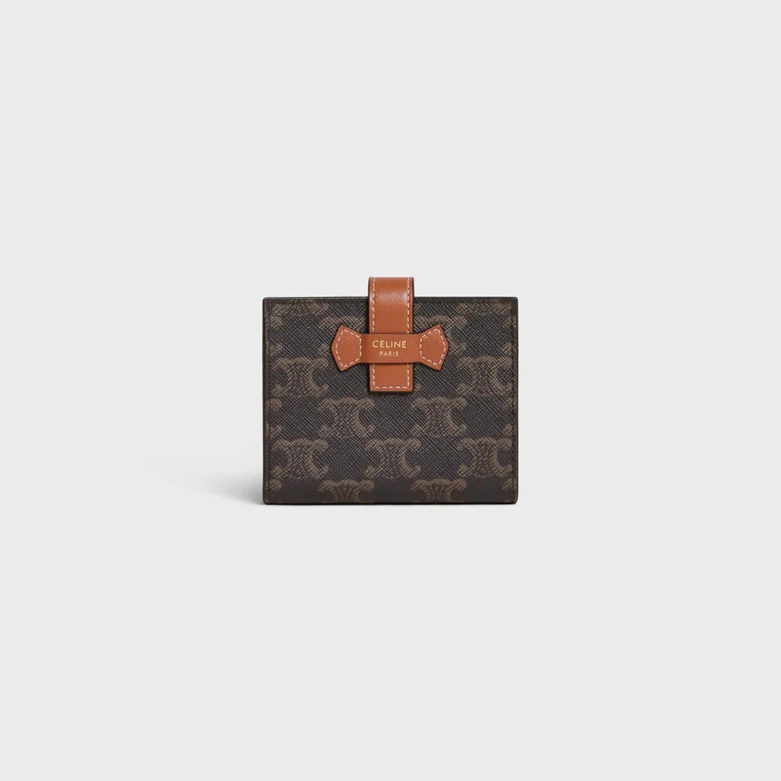 Celine Celine Triomphe Small Strap Wallet Size ONE SIZE - 1 Thumbnail