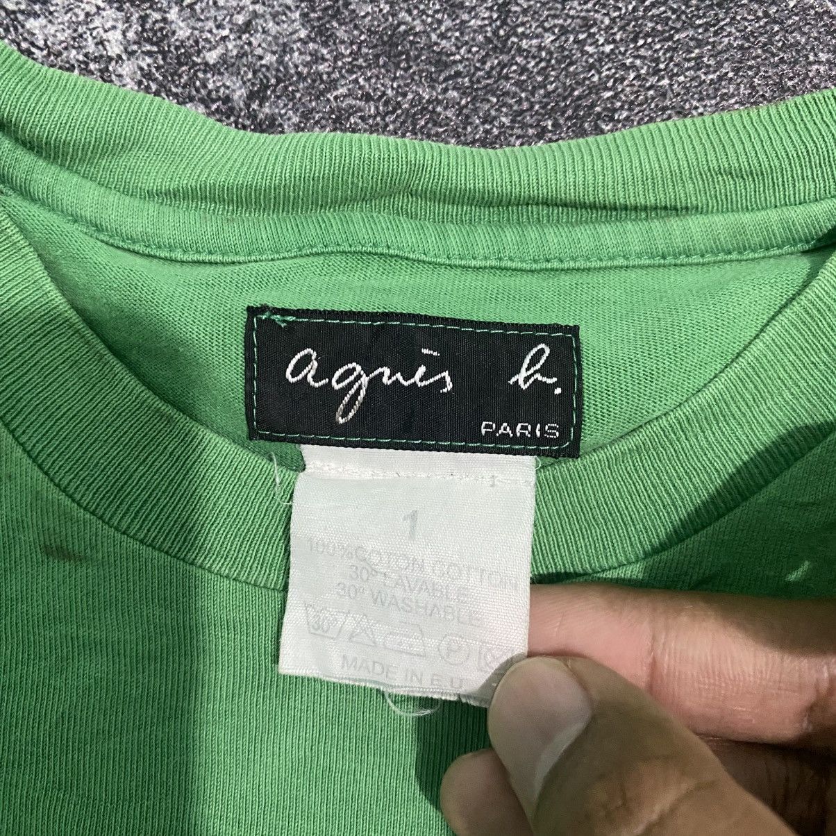 agnes b. Vintage Rare Agnes b Vive Le Maroc Tee Size S / US 4 / IT 40 - 3 Thumbnail