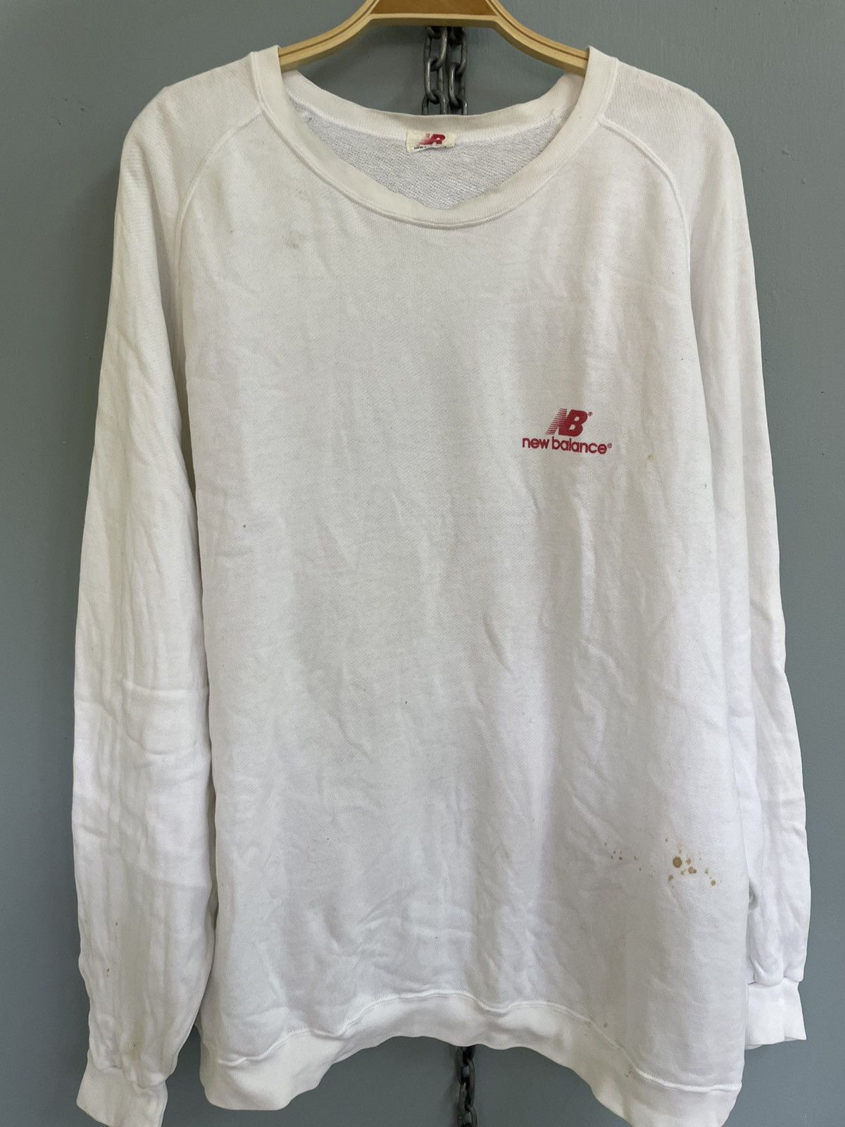 New Balance Vintage 90s New Balance Yoshinogawa Marathon sweatshirt Size US XL / EU 56 / 4 - 3 Thumbnail