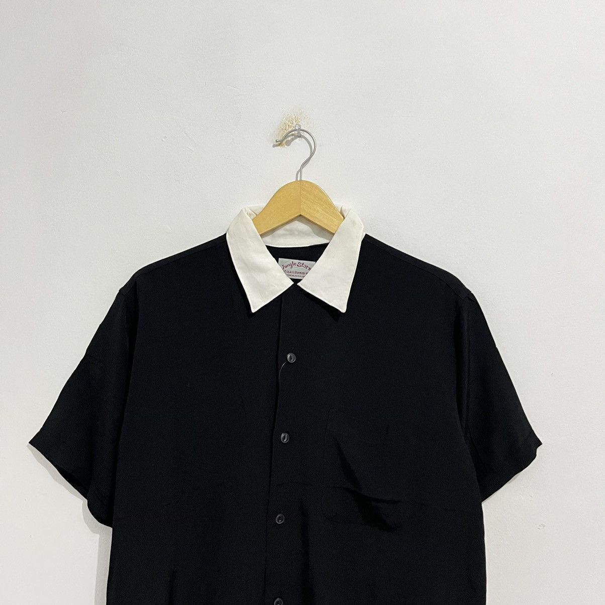 Issey Miyake Jungle Storm Tiger Embroidered Shirt - Black White Accents Size US L / EU 52-54 / 3 - 5 Thumbnail