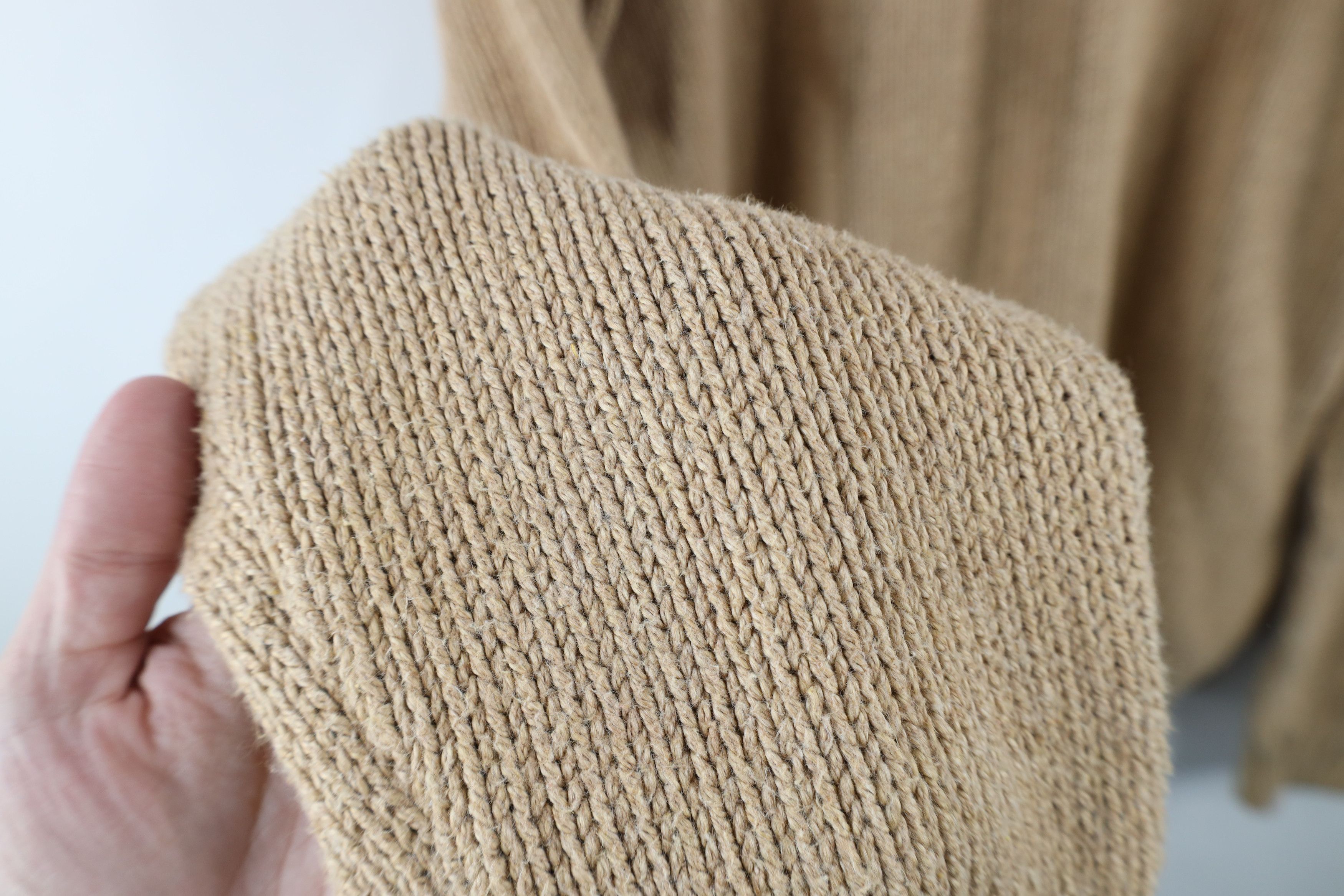 Ralph Lauren Vintage 90s Ralph Lauren Knit Crewneck Sweater Beige Brown Size US XL / EU 56 / 4 - 8 Thumbnail
