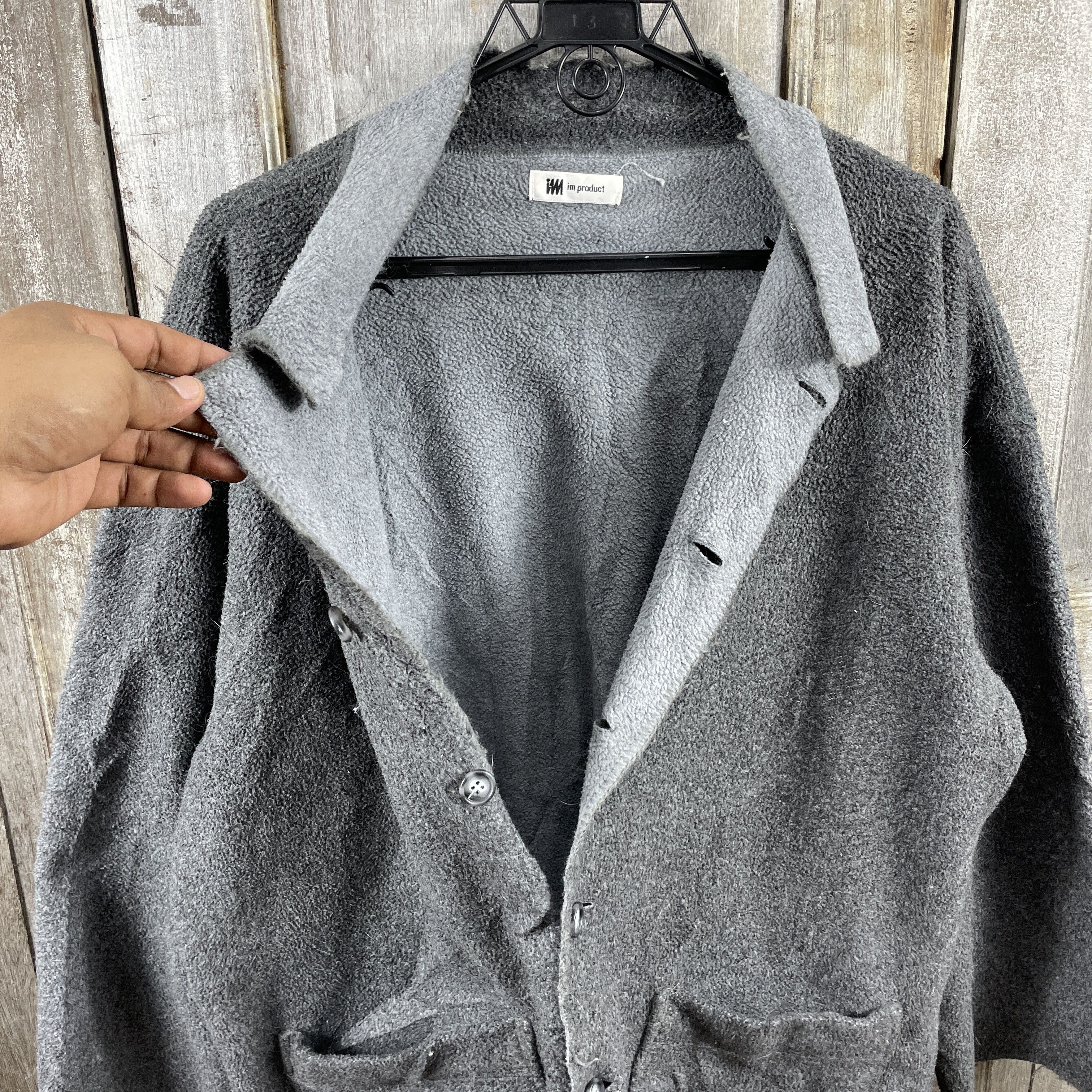 Issey Miyake × Vintage Issey Miyake Fleece Button Up Jacket Size US XL / EU 56 / 4 - 3 Thumbnail