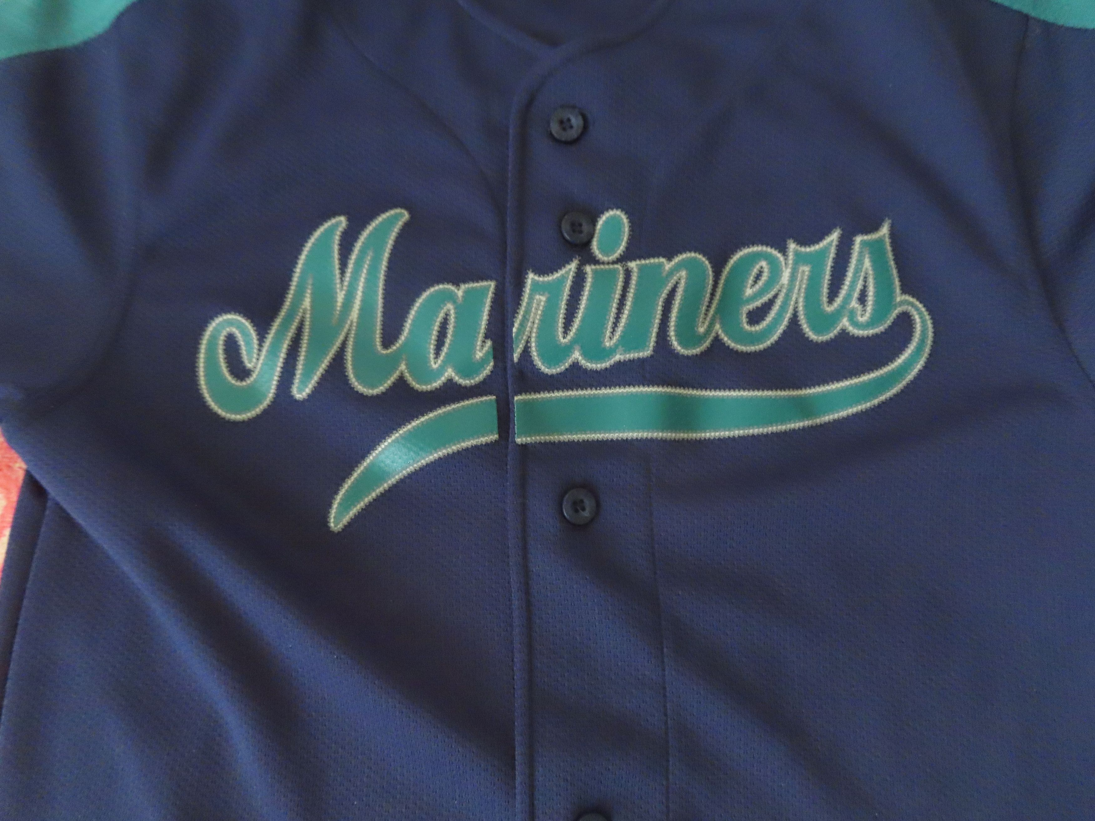 MLB Starter Vintage starter seattle mariners jersey jay buhner 19 vintage M blue Grailed