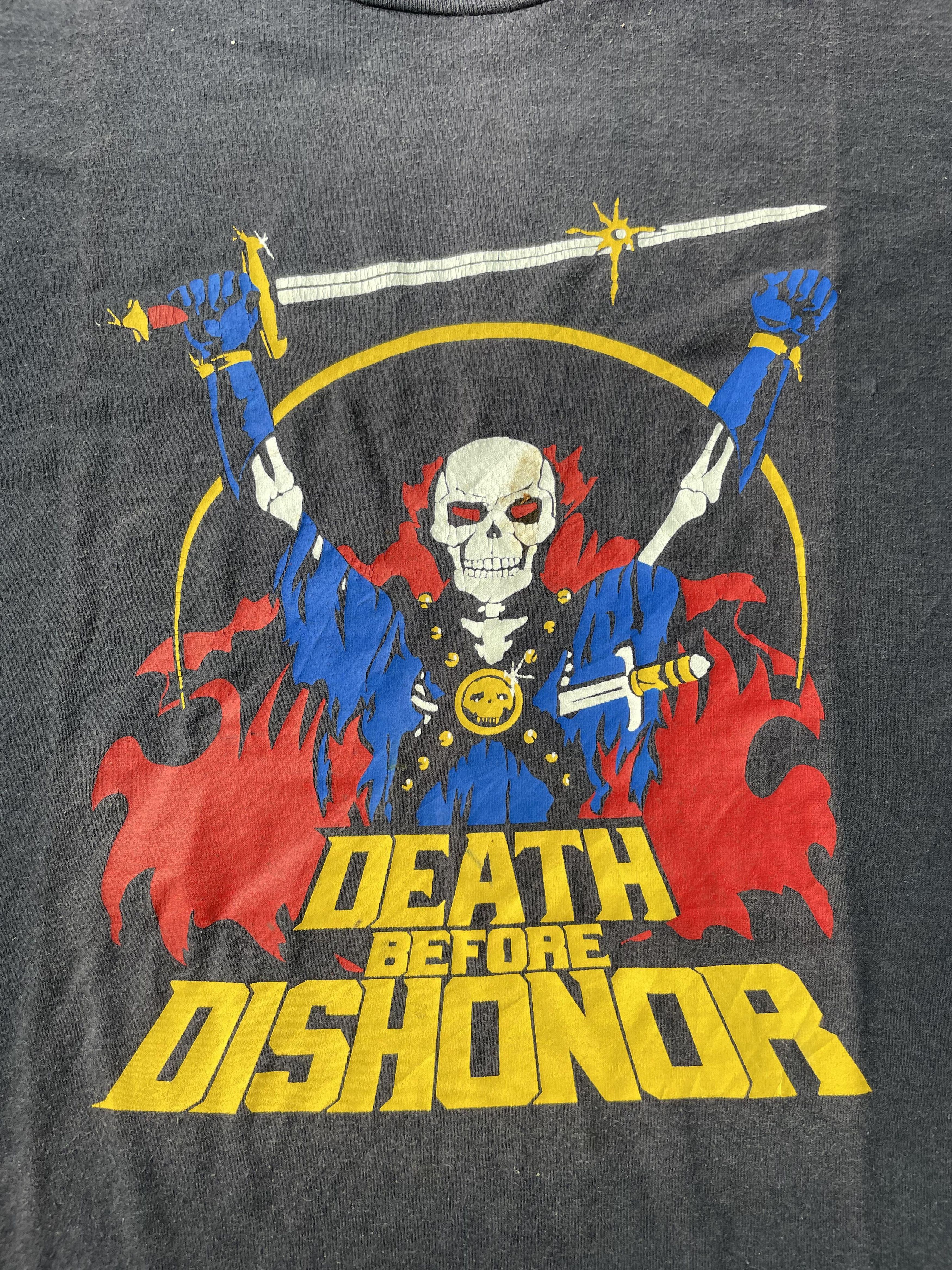 Band Tees VTG 90's Death Before Dishonor Hardcore Tshirt Size US M / EU 48-50 / 2 - 2 Thumbnail