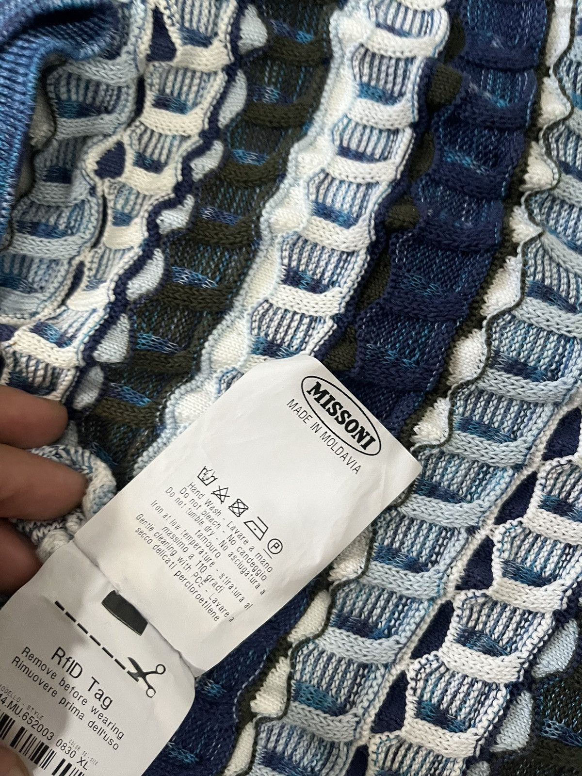 Missoni Missoni 3D quarter zip pullover Size US M / EU 48-50 / 2 - 8 Thumbnail