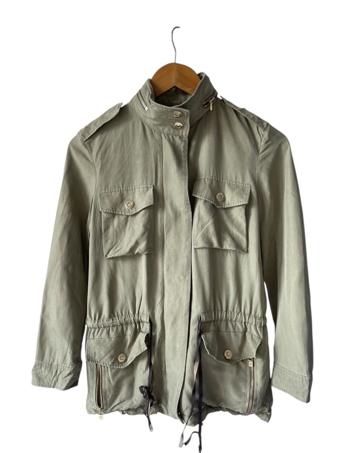 Loro Piana Loro Piana Jacket Green Army Size S / US 4 / IT 40 - 7 Thumbnail