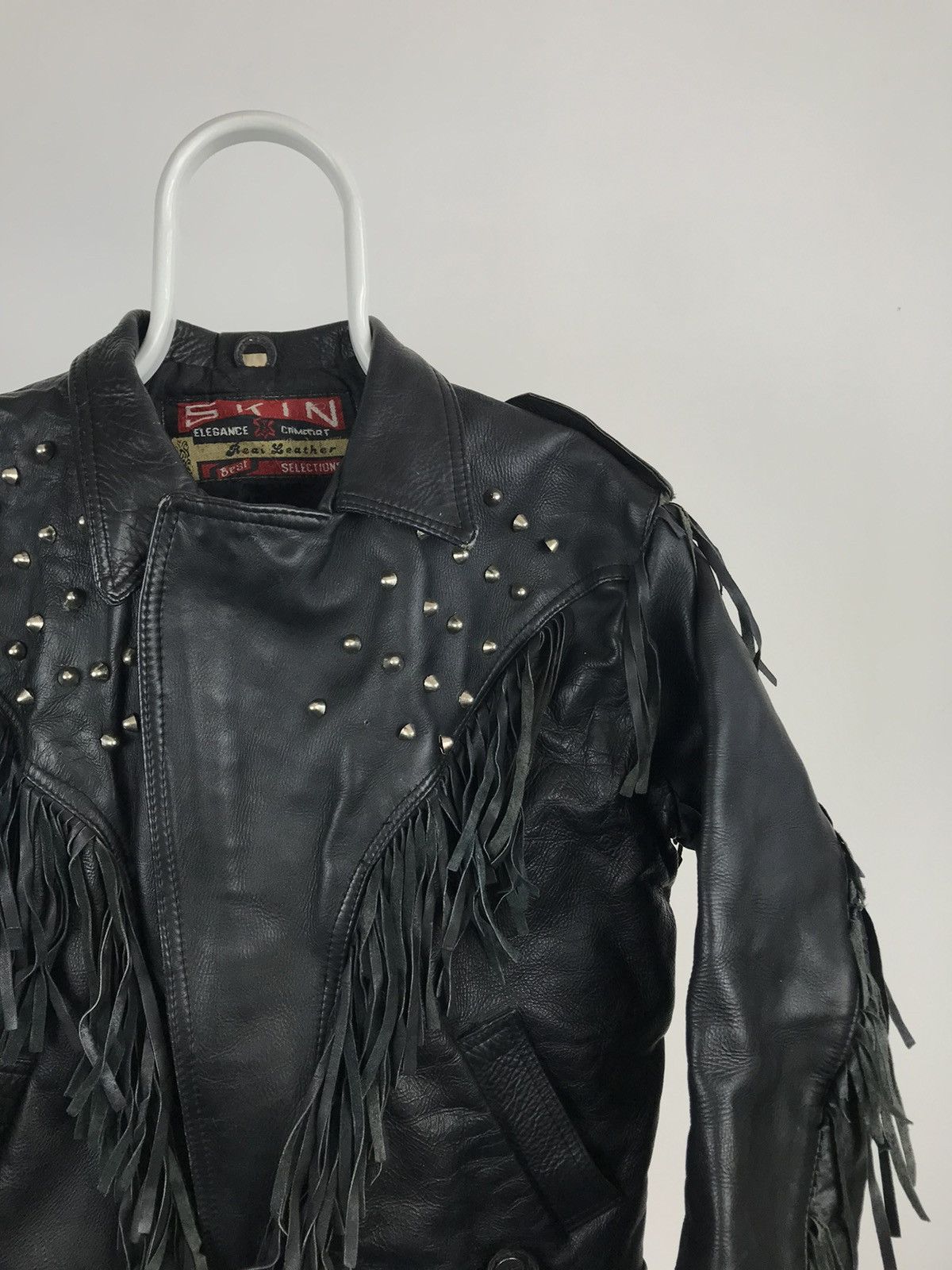 Vintage Vintage Real Leather Cowboy Biker Motorcycle Jacket Size US S / EU 44-46 / 1 - 3 Thumbnail
