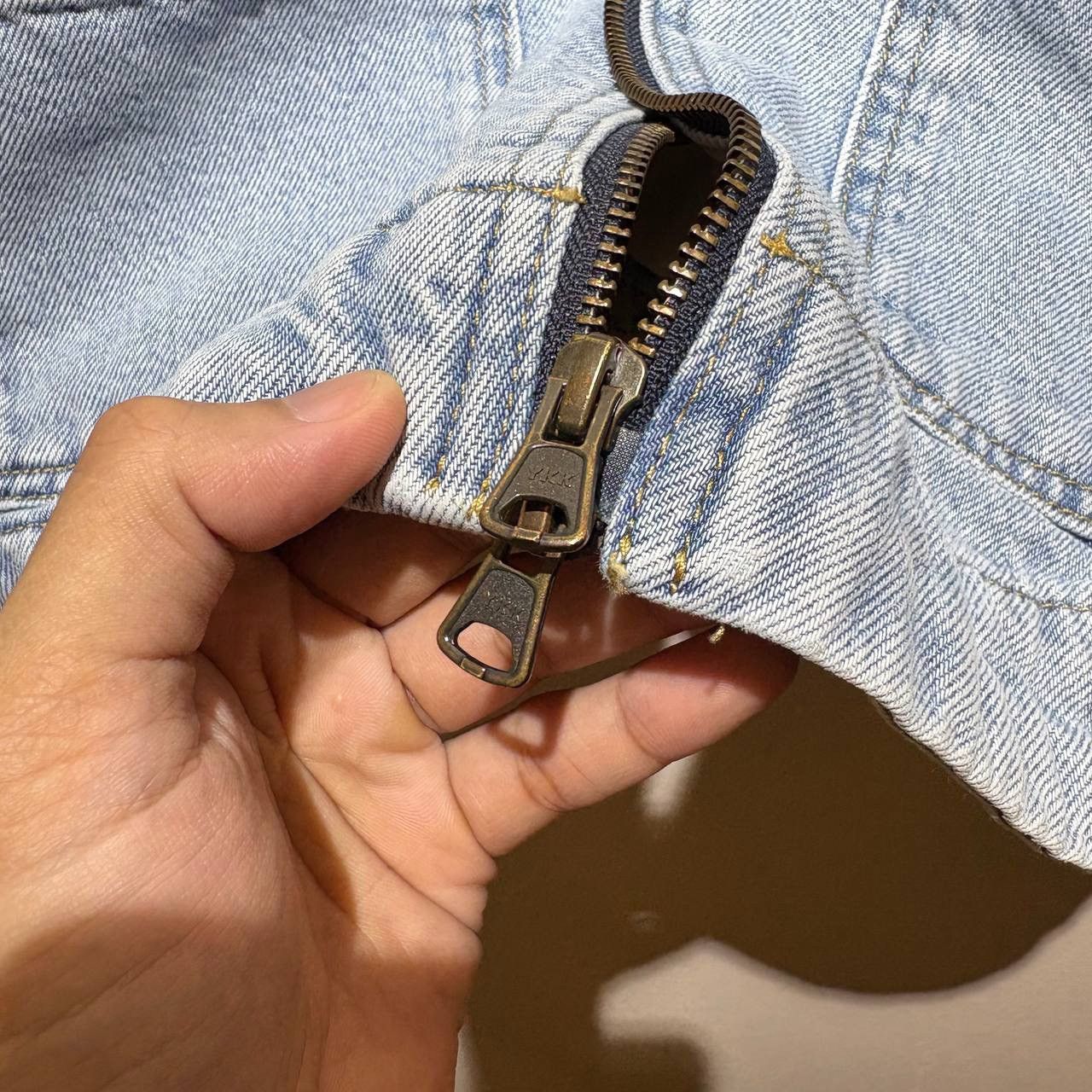 Levi's Vintage Clothing Levis Retro Sherpa Boxy Crop Denim Trucker Jacket Size US XS / EU 42 / 0 - 10 Thumbnail