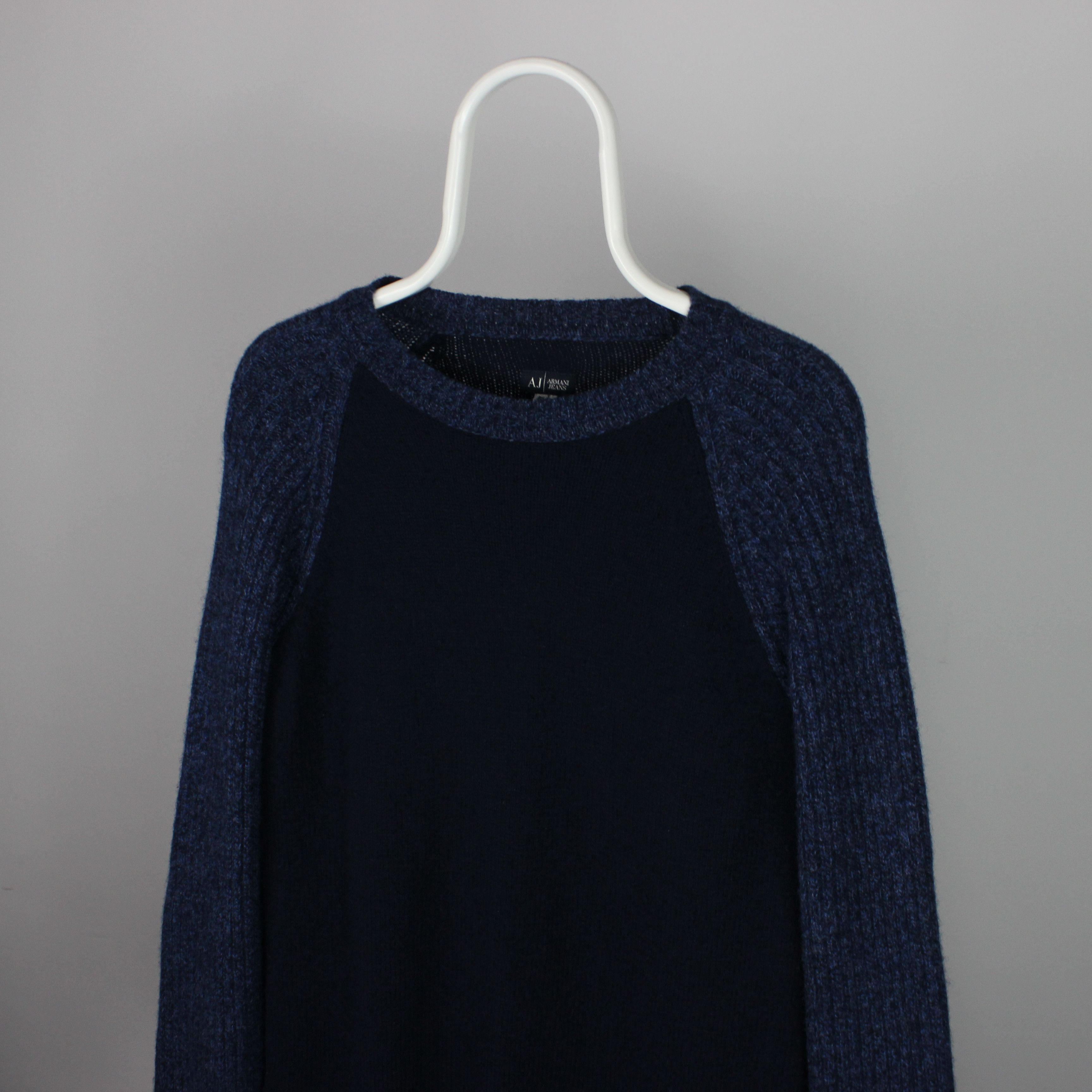 Armani Armani jeans sweater wool navy blue XL XXL AJ Size US XXL / EU 58 / 5 - 1 Thumbnail