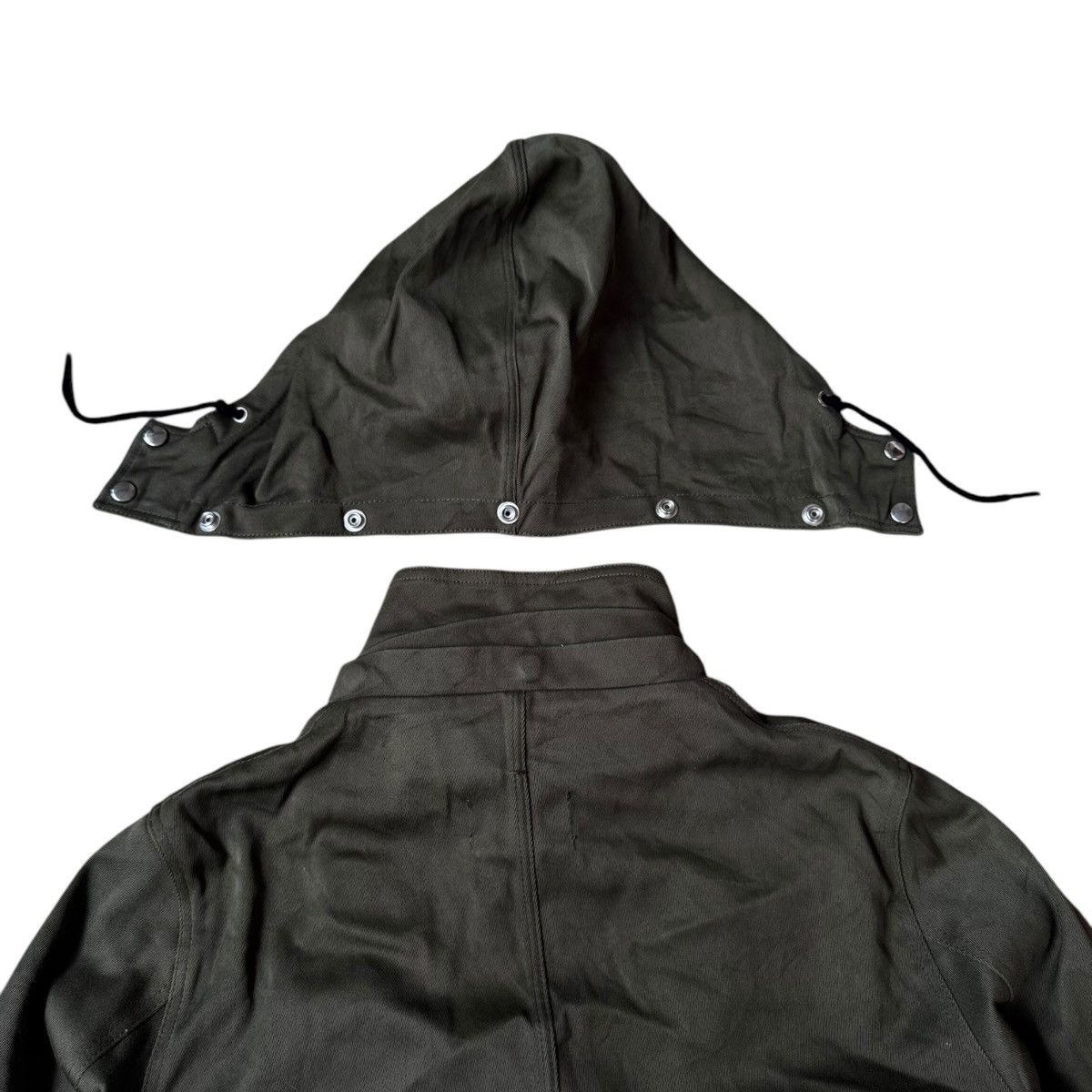 Sandro Sandro Paris Green Hooded Coat Utility Mens Jacket Size US S / EU 44-46 / 1 - 10 Thumbnail