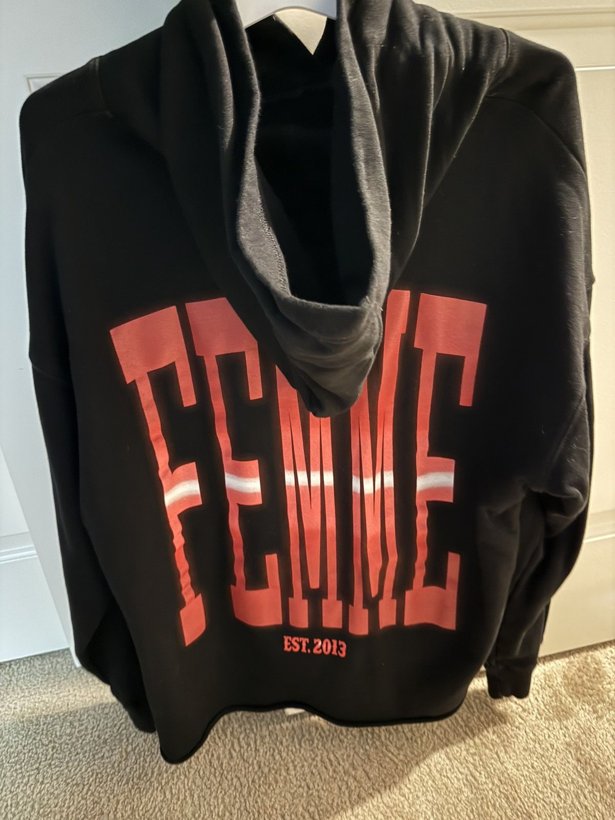 Homme + Femme La Homme Femme Black & Red Logo Hoodie Size US XXL / EU 58 / 5 - 2 Thumbnail