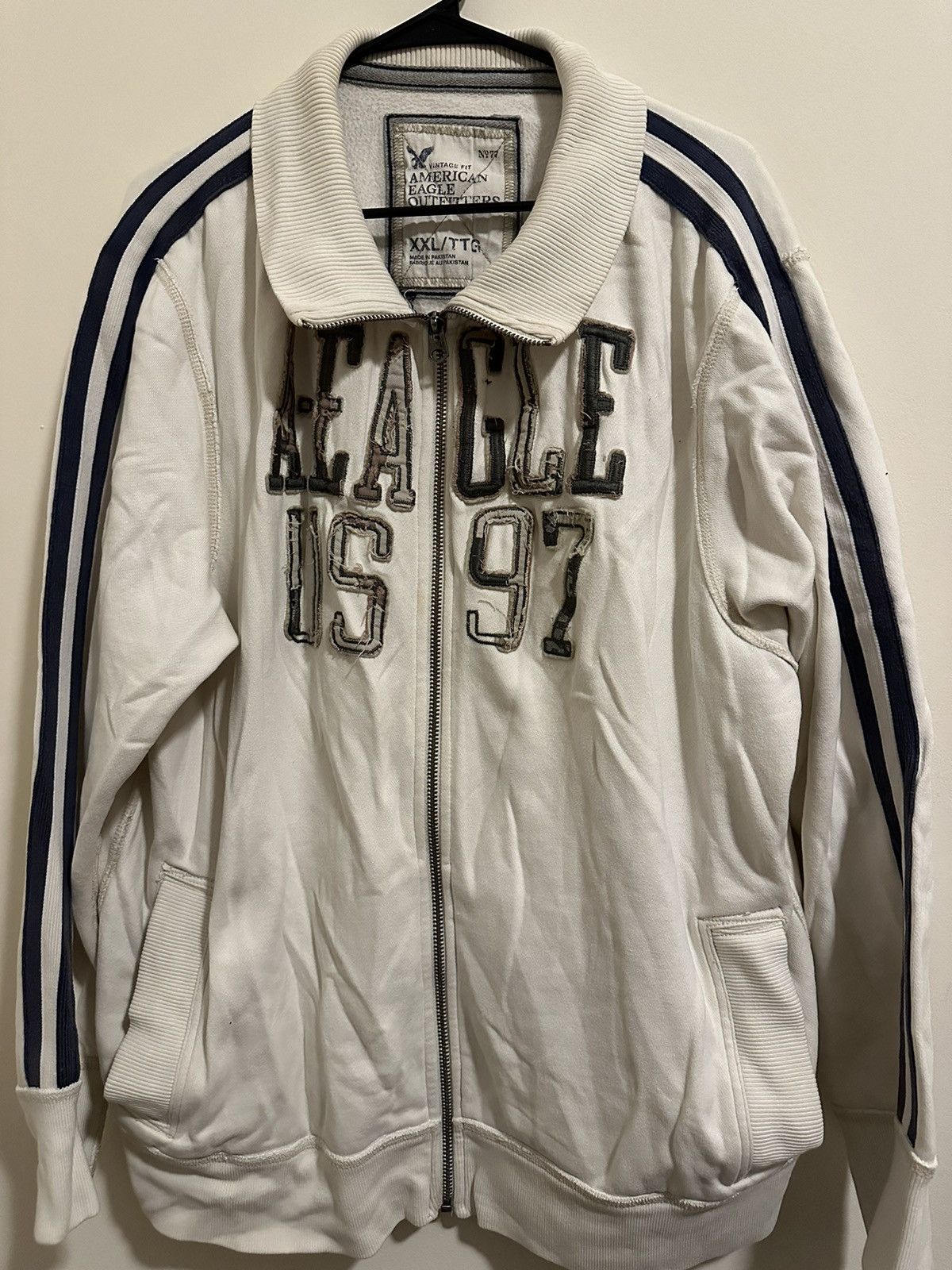 American Eagle Outfitters × Vintage American Eagle vintage Bomber Jacket Size US XL / EU 56 / 4 - 1 Thumbnail