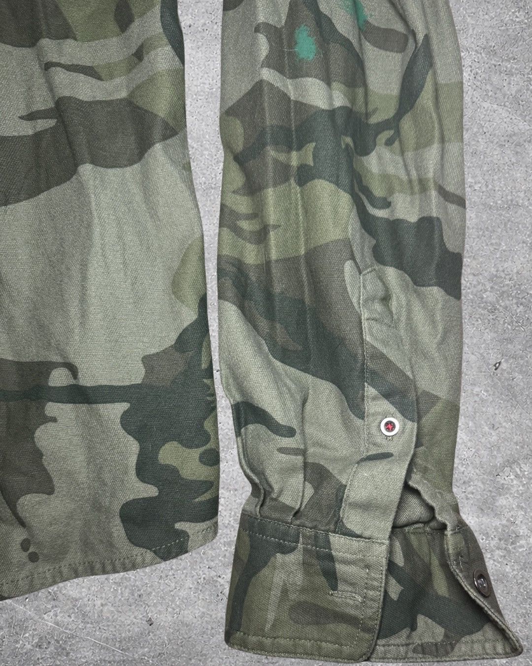 Wrangler Vintage Camo Wrangler Button Up Size US M / EU 48-50 / 2 - 3 Thumbnail