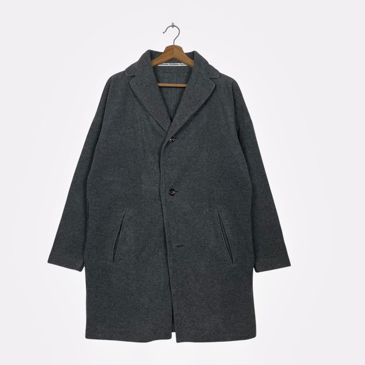 Japanese Brand Japanese Designer Kamishima Chinami Yellow Overcoat Size S / US 4 / IT 40 - 1 Thumbnail