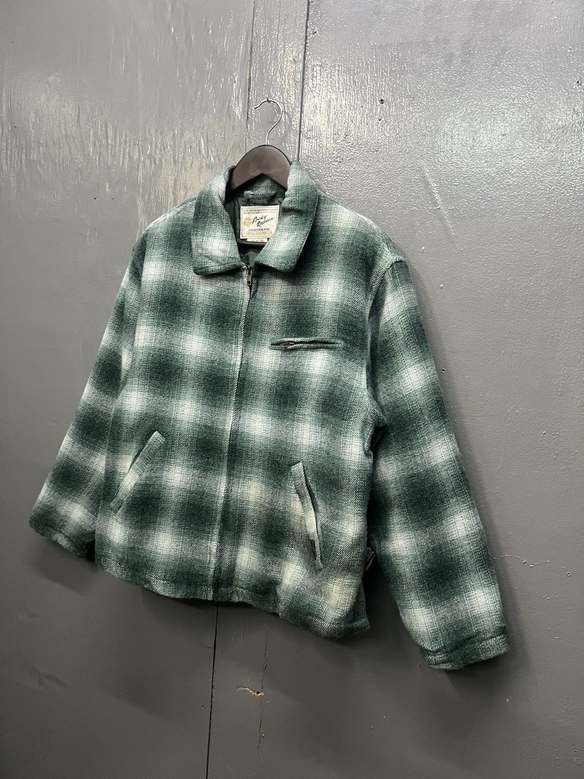 Vintage Vintage Rocky Roccoon Wool Plaid Tartan Jacket Size US M / EU 48-50 / 2 - 2 Thumbnail