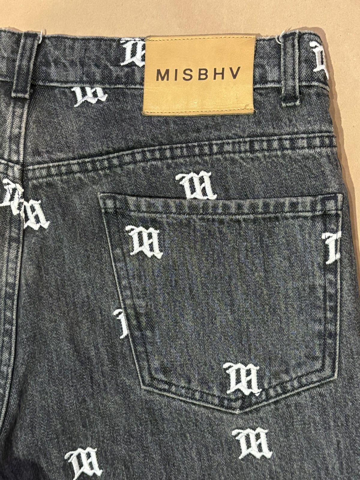 Misbhv Misbhv Monogram Denim Pants Size US 30 / EU 46 - 8 Thumbnail