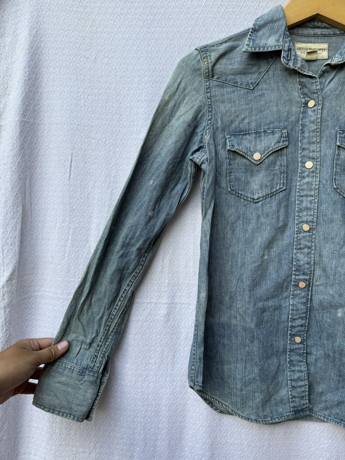 RRL Ralph Lauren Ralp Lauren Supply Denim Button Up Size US S / EU 44-46 / 1 - 4 Thumbnail
