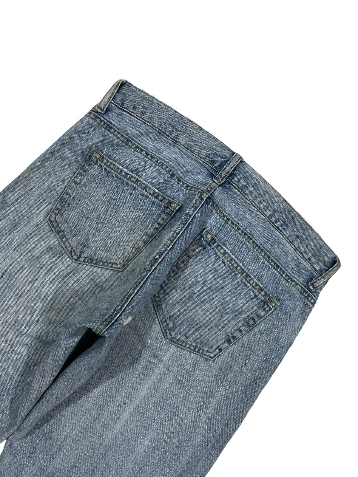 Cartoon Network Y2K Denim Cookie Monster Embroidery Distressed Rappers Jeans Size US 32 / EU 48 - 11 Thumbnail