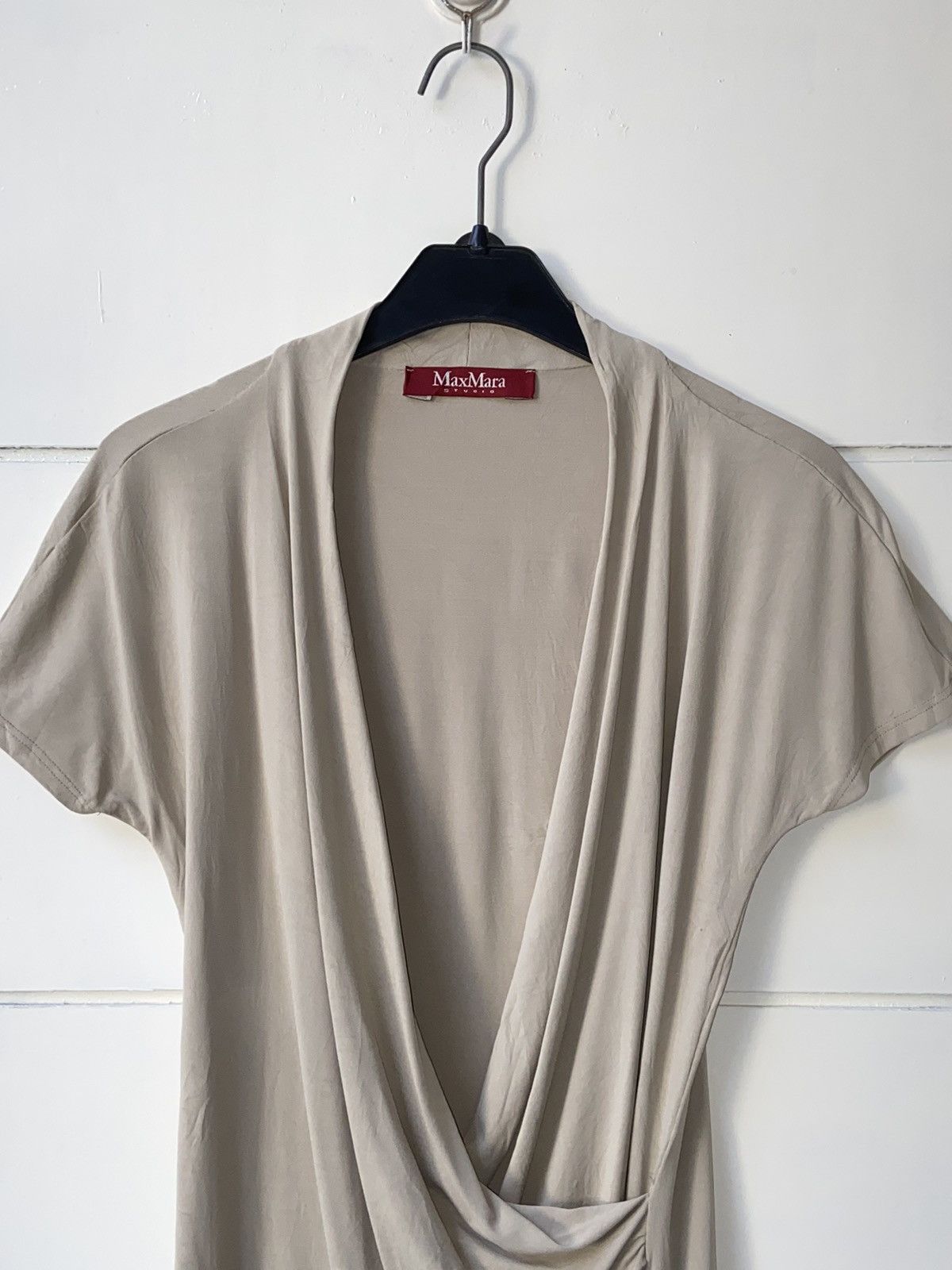 Max Mara MAX MARA Brown T-Shirt Size XXS / US 00 / IT 34 - 2 Thumbnail
