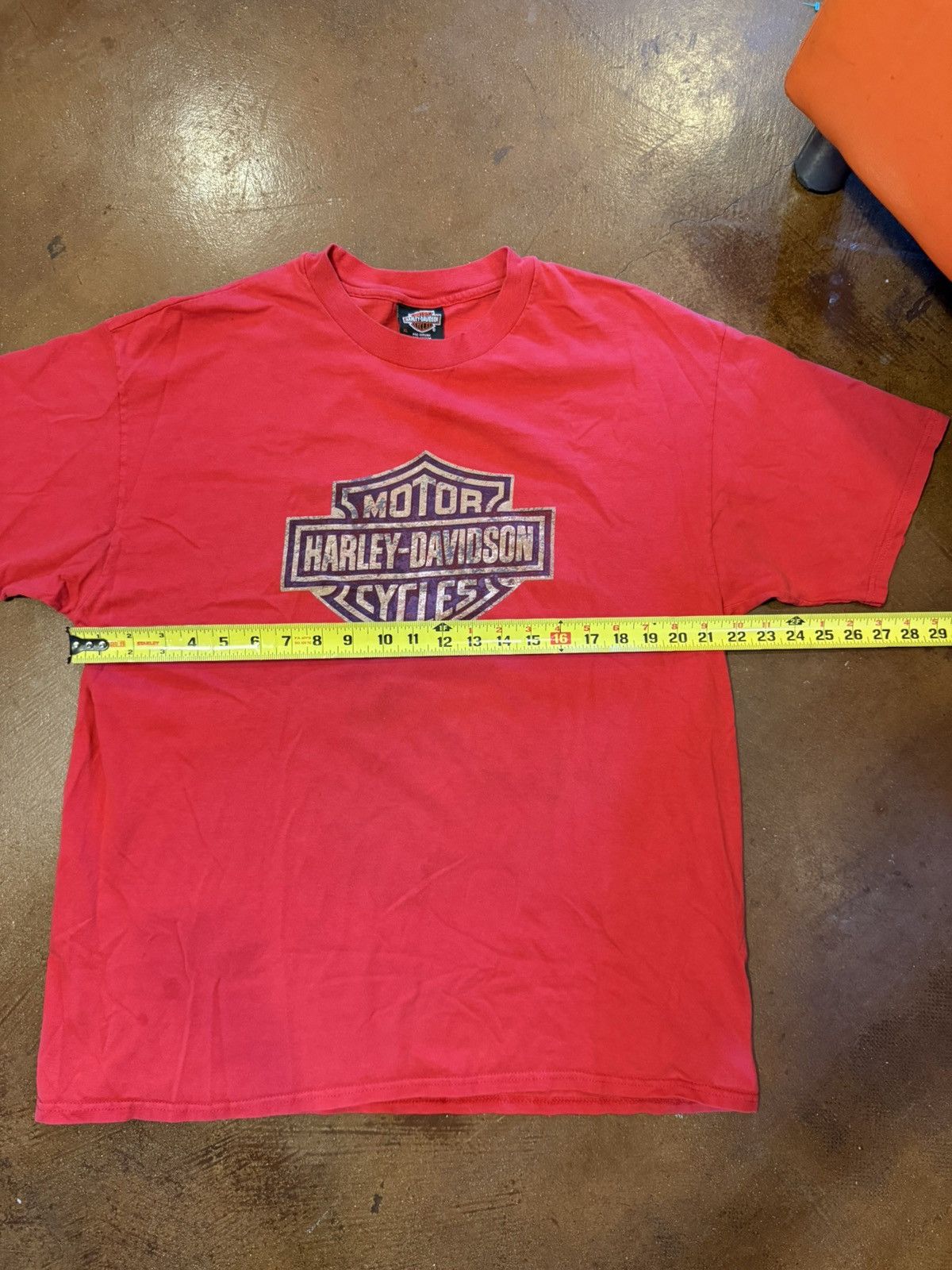 Harley Davidson Harley Davidson ©1997 House of Harleys CA tee red XL USA Size US XL / EU 56 / 4 - 9 Thumbnail