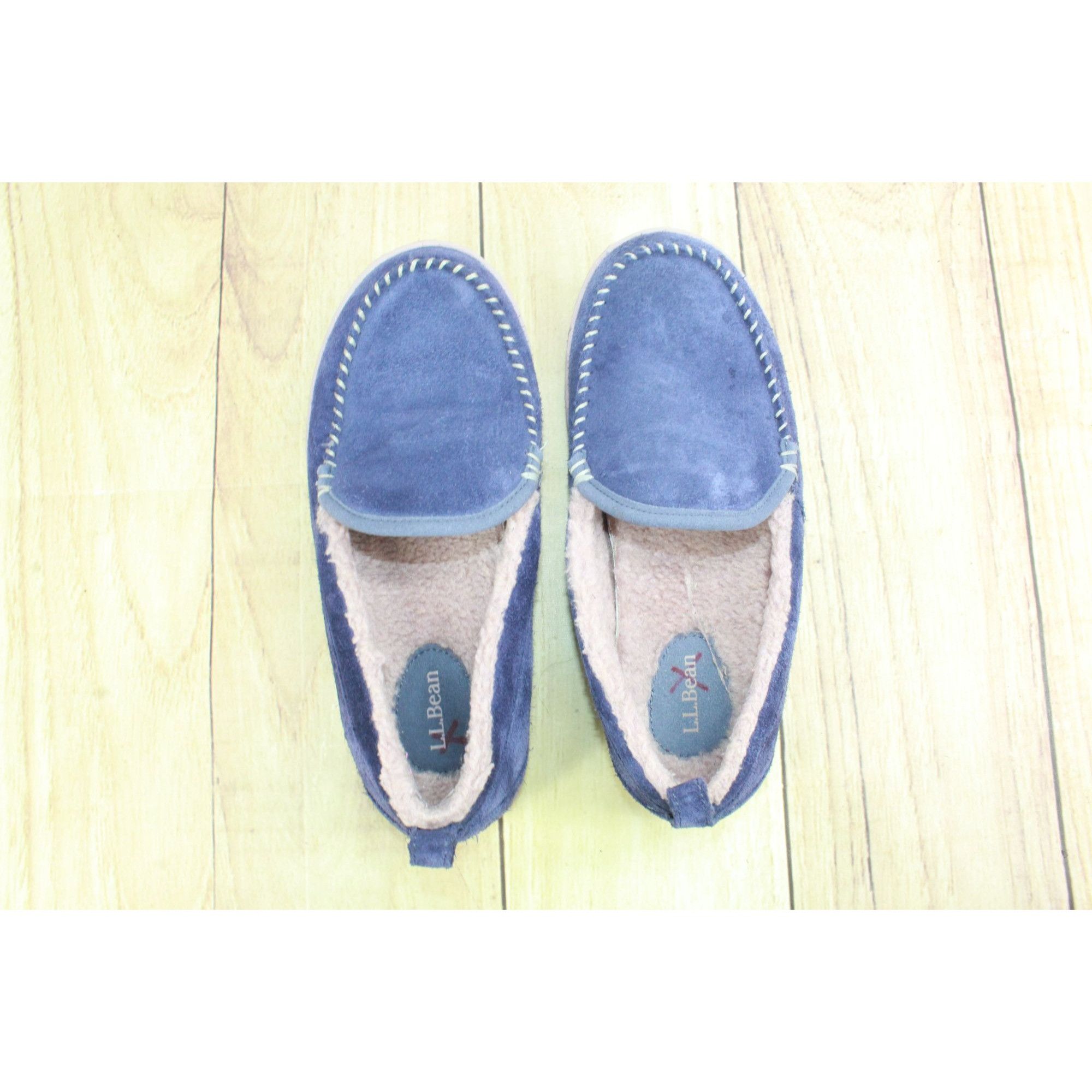 L.L. Bean LL Bean Women's Fleece Lined Mountain Moccasin Slippers Size US 8 / IT 38 - 7 Thumbnail