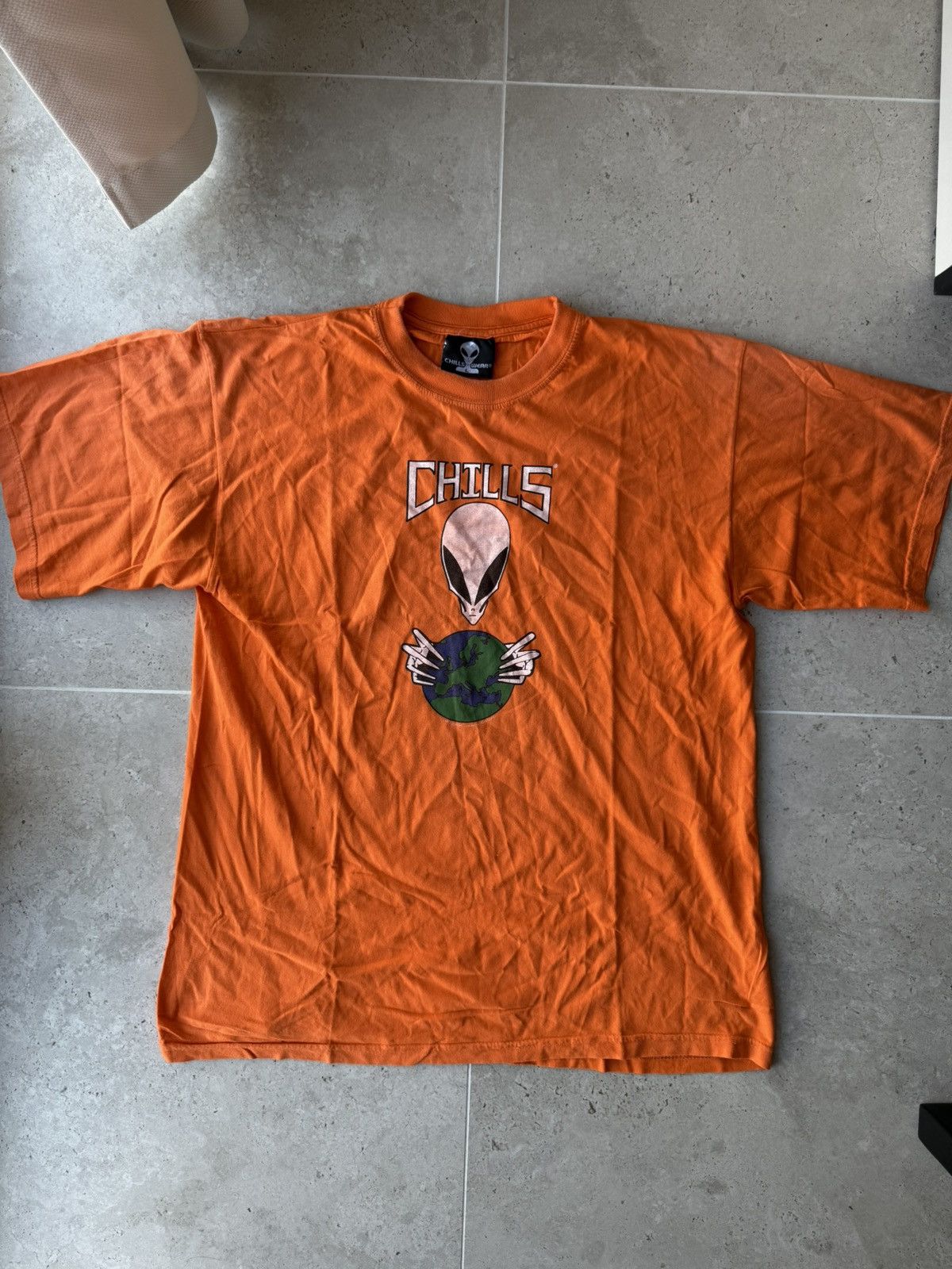 Vintage Rare Vintage 1993 Chills wear t shirt Size US L / EU 52-54 / 3 - 1 Thumbnail