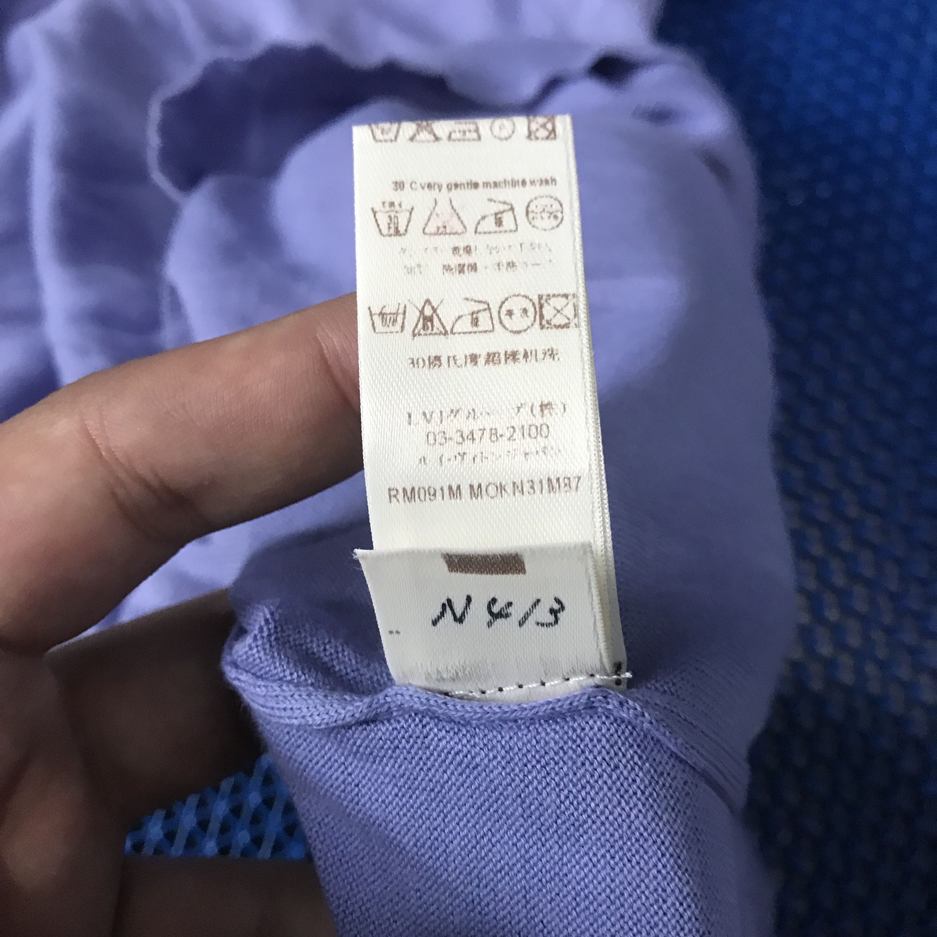 Designer × Louis Vuitton Lv Louis Vuitton Knitwear Polo Shirt Deep Purple Size L Size US L / EU 52-54 / 3 - 8 Thumbnail