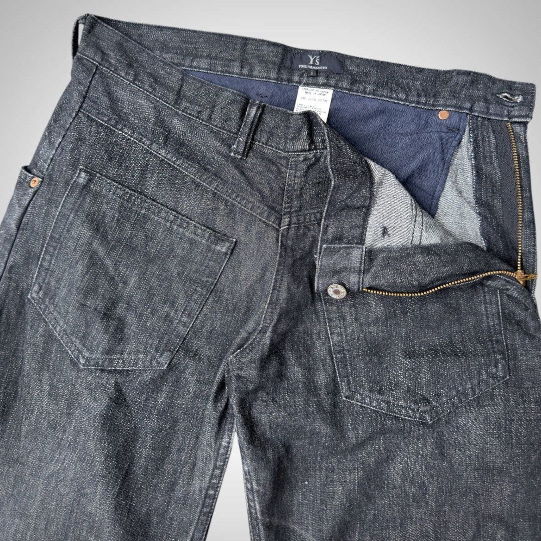 Yohji Yamamoto Y’s by Yohji Yamamoto Asymmetrical Sideways Denim Size US 34 / EU 50 - 4 Thumbnail