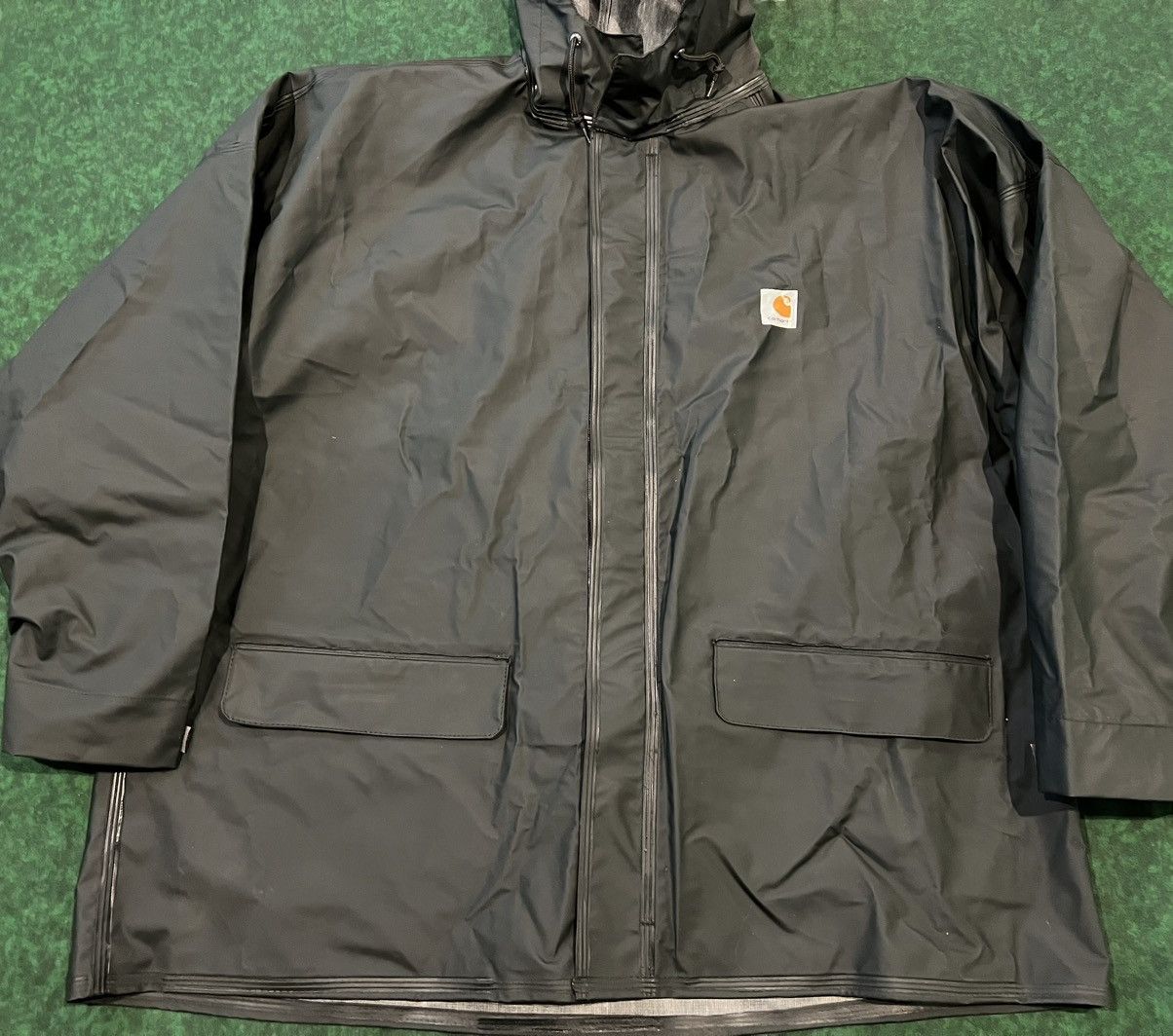 Carhartt Carhartt - RN#14806 PVC Rain Jacket Heavy Duty Polyvinyl | Grailed