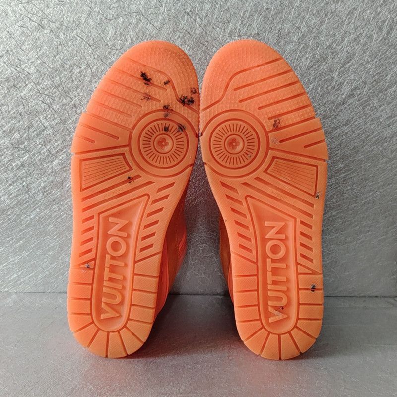 Louis Vuitton Virgil Abloh x Louis Vuitton Orange Trainers for Men - Size US 9.5 / EU 42-43 - 4 Thumbnail