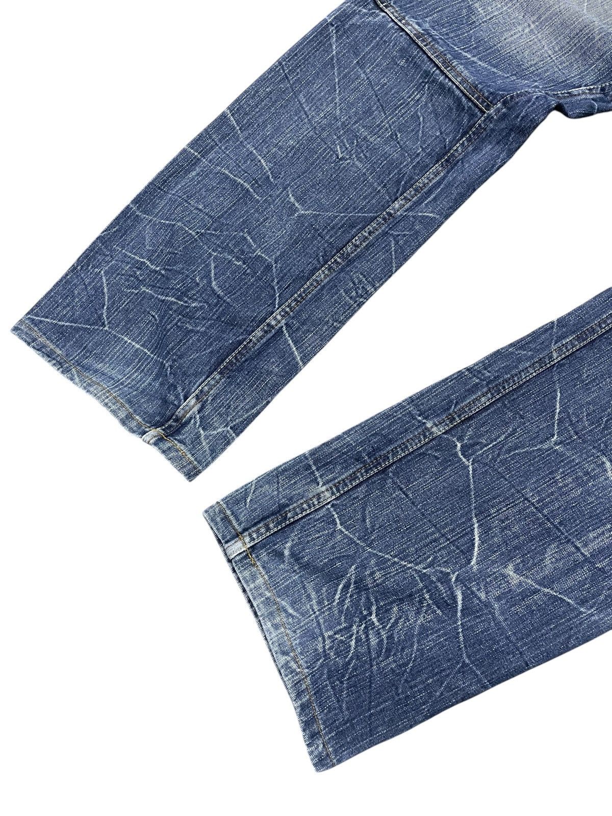 5351 POUR LES HOMMES × Japanese Brand × Tornado Mart DOMINATE Double Waist Spiral Honeycomb Wash Jeans Size US 34 / EU 50 - 14 Thumbnail