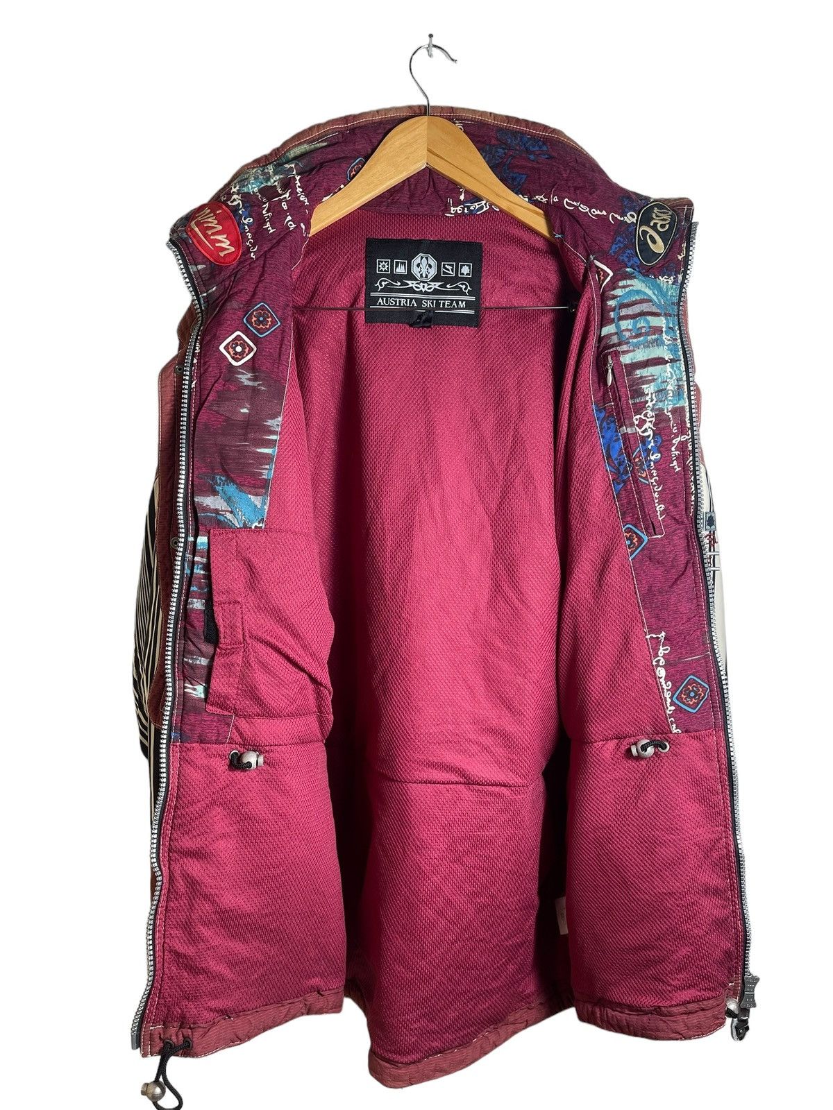 Art Comes First Vintage Asics Austria ski team art design hoodie jacket Size US XL / EU 56 / 4 - 3 Thumbnail