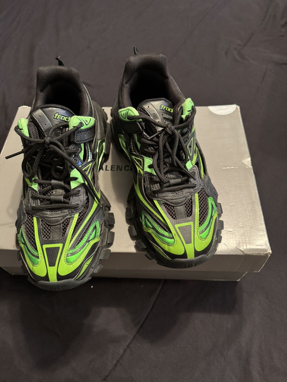 Balenciaga Balenciago Track.2 Black Green Size US 10 / EU 43 - 1 Thumbnail