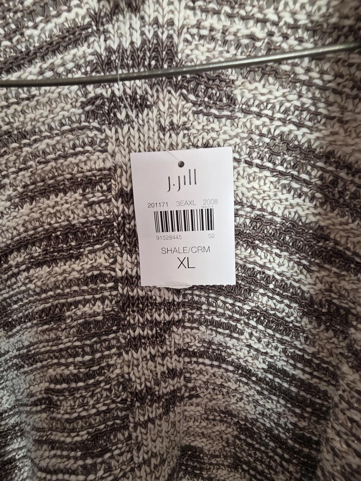 Other J. Jill XL Brown & Beige Knit Open Dolman Cardigan Sweater Size XL / US 12-14 / IT 48-50 - 11 Thumbnail